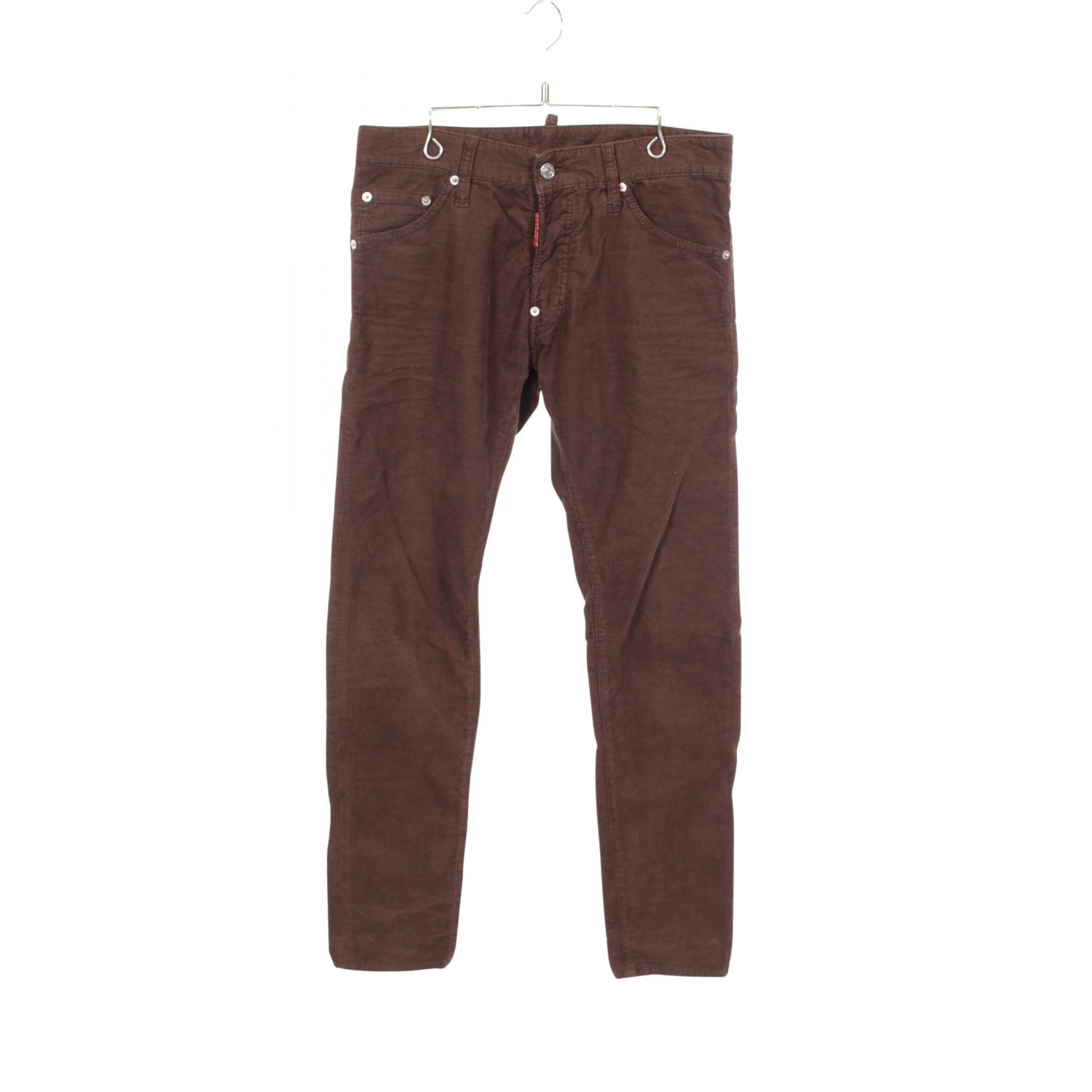 ディースクエアード DSQUARED2 コーデュロイ パンツ 衣料品 ボトムス コットン ブラウン系 S74LA0465 【中古】｜RECLO（リクロ）店