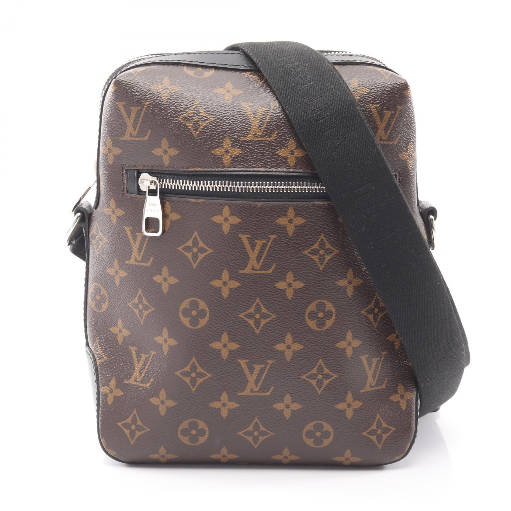 ルイ・ヴィトン LOUIS VUITTON トーレスPM ショルダーバッグ バッグ PVCコーティングキャンバス レザー モノグラム・マカサー ブラウン系 / ブラック系 M40635 【中古】