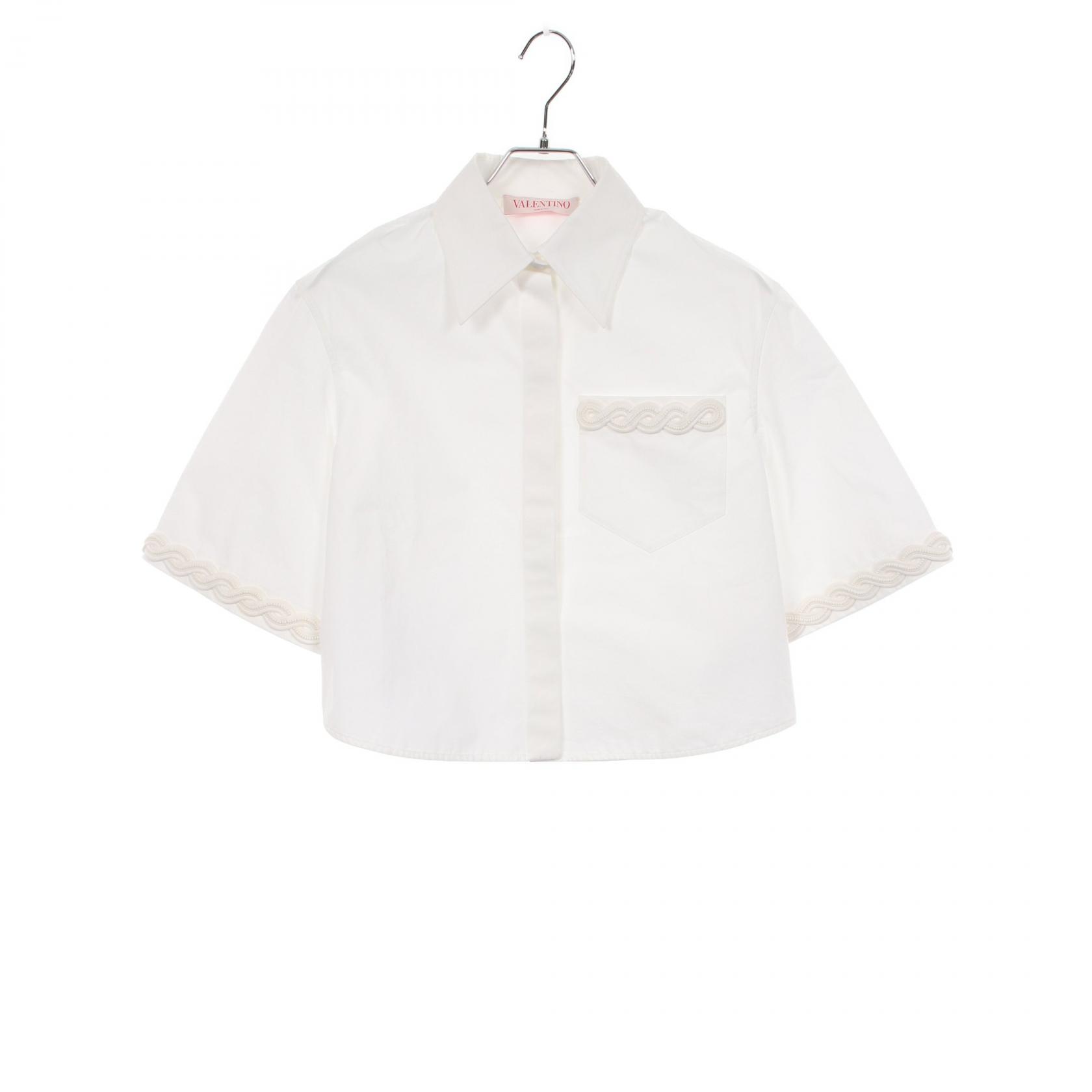 ヴァレンチノ Valentino 衣料品 トップス コットン ホワイト系 5B3AA08 【中古】