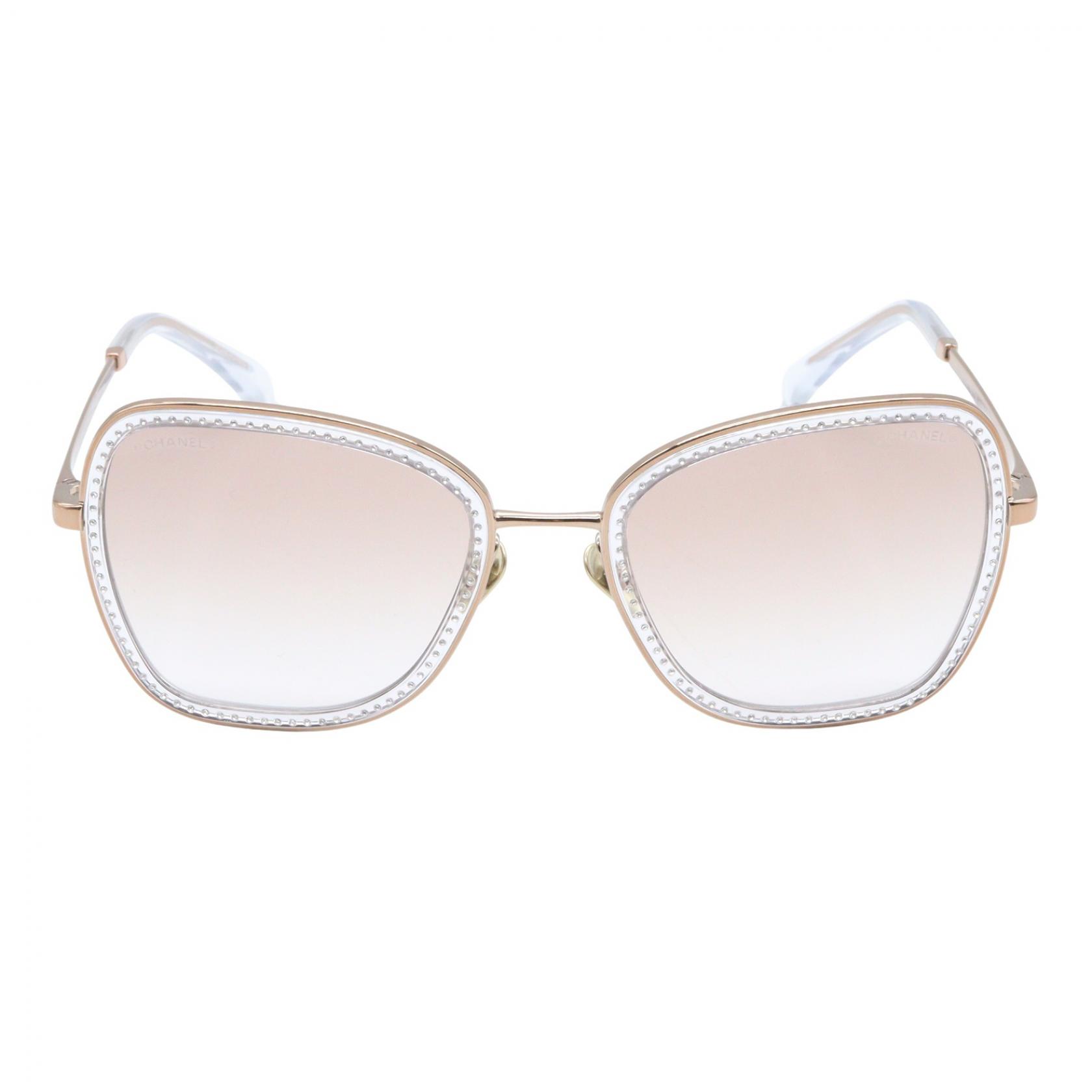 シャネル CHANEL サングラス サングラス 衣料品 メタル ブラウン系 / ゴールド系 4277B 226/13 【中古】