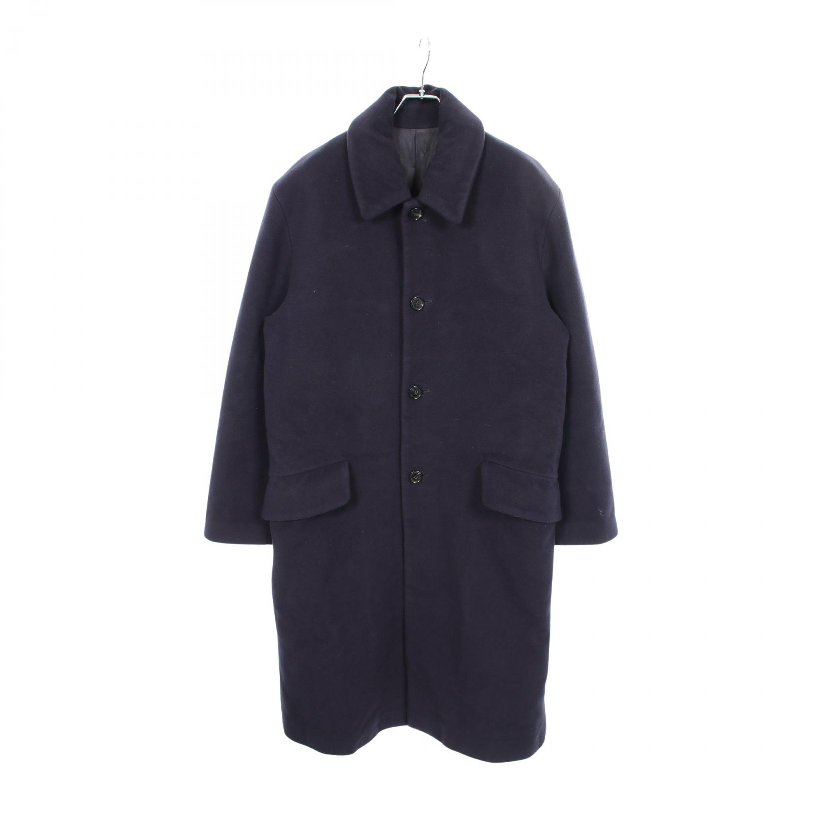 アクネストゥディオズ ACNE STUDIOS MAGMA PAW17 ステンカラーコート 衣料品 アウター ウール ネイビー系 【中古】