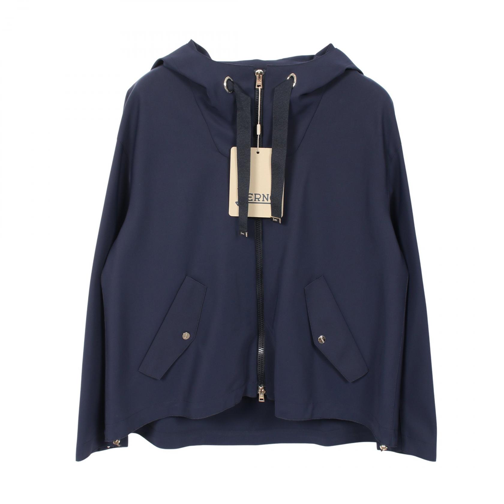 ヘルノ Herno FIRST-ACT ケープ ブルゾン 衣料品 アウター ナイロン ネイビー系 GI000203D13455920142 【新品】