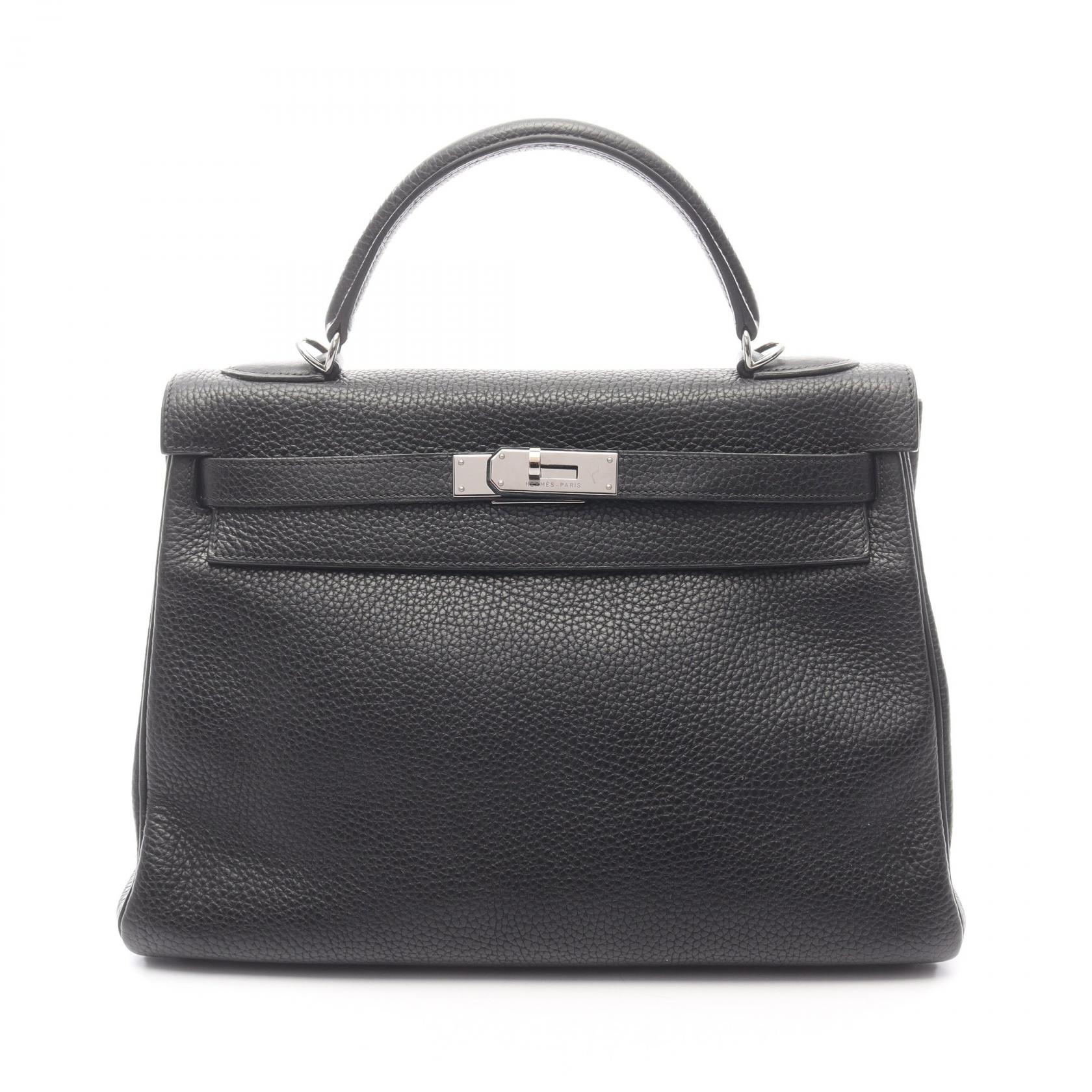 エルメス HERMES ケリー32 ハンドバッグ バッグ レザー トゴ トゴ ブラック系 【中古】 847,000円