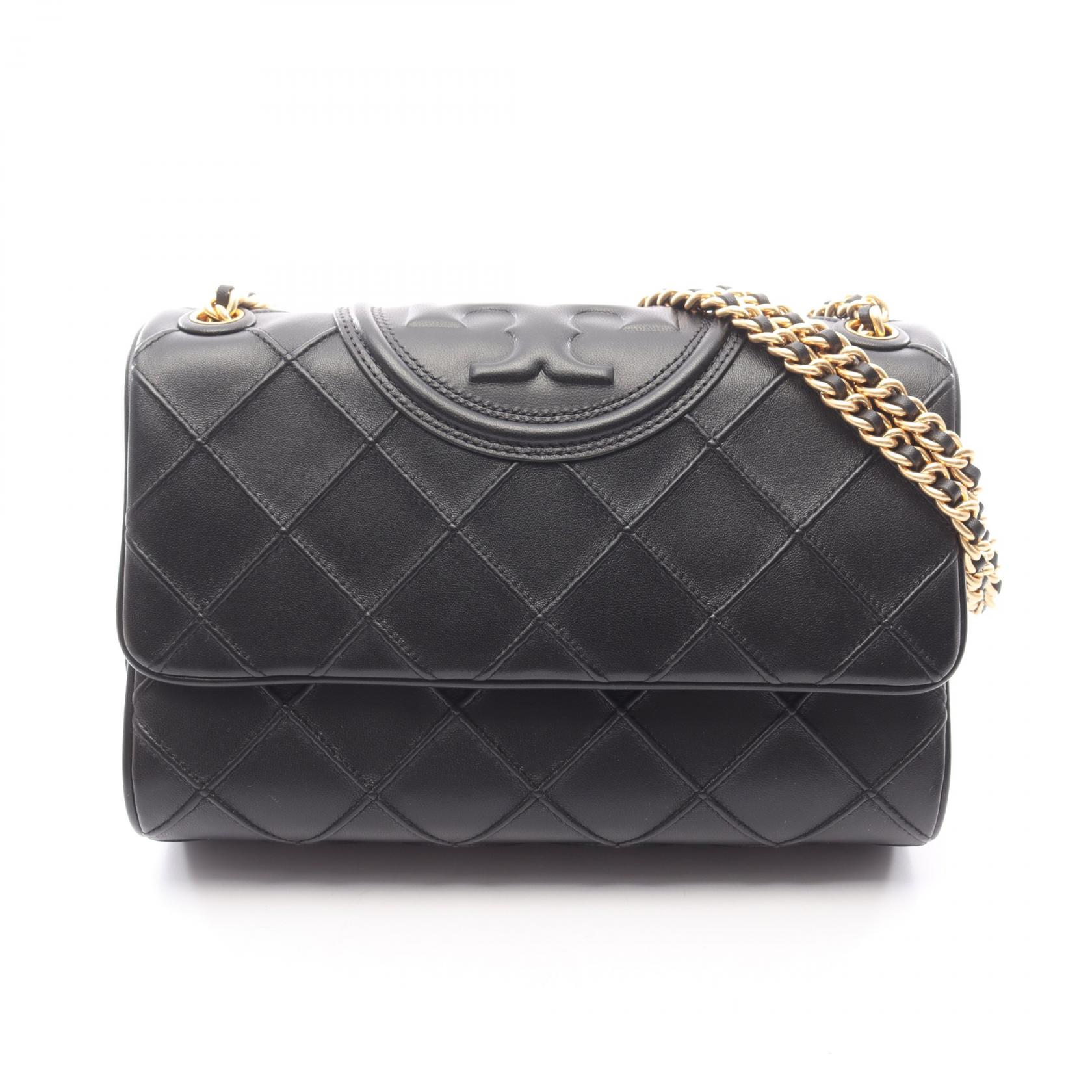 トリーバーチ Tory Burch FLEMING SOFT CONVERTIBLE ショルダーバッグ バッグ レザー ブラック系 137301001 【新品】