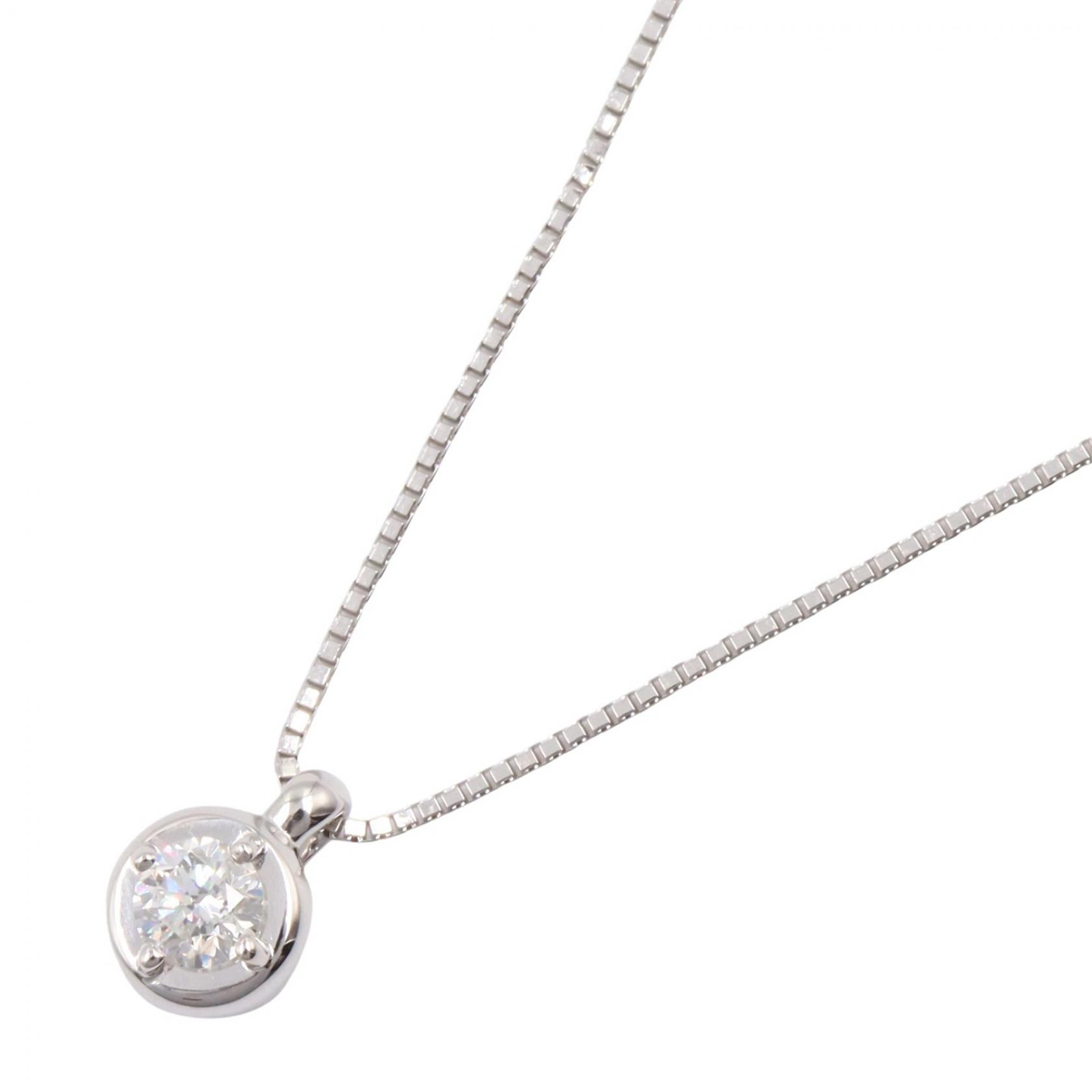 【10%OFFクーポン 7/21 10時~7/26 9:59】タサキ TASAKI ダイヤ ネックレス ネックレス ジュエリー K18WG(ホワイトゴールド) ダイヤモンド シルバー系 / クリア系 【中古】|RECLO(リクロ)店