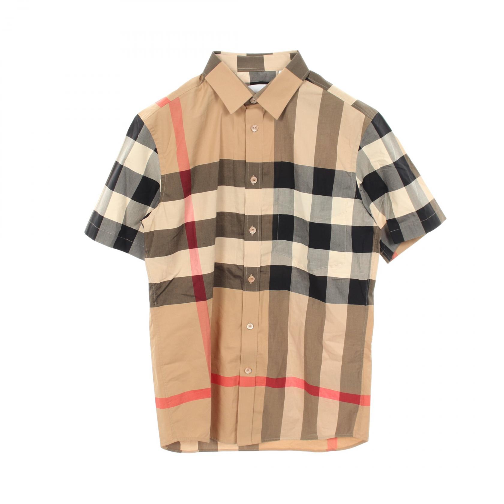 バーバリー BURBERRY ヴィンテージチェック カッター 衣料品 トップス コットン ベージュ系 / マルチカラー 【中古】