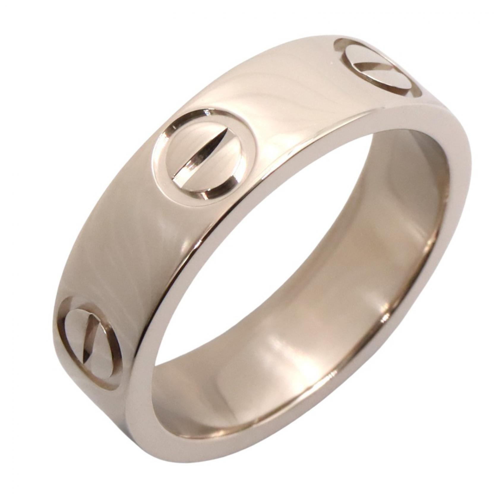 カルティエ CARTIER ラブリング リング・指輪 ジュエリー K18WG（ホワイトゴールド） シルバー系 B4084700 【中古】
