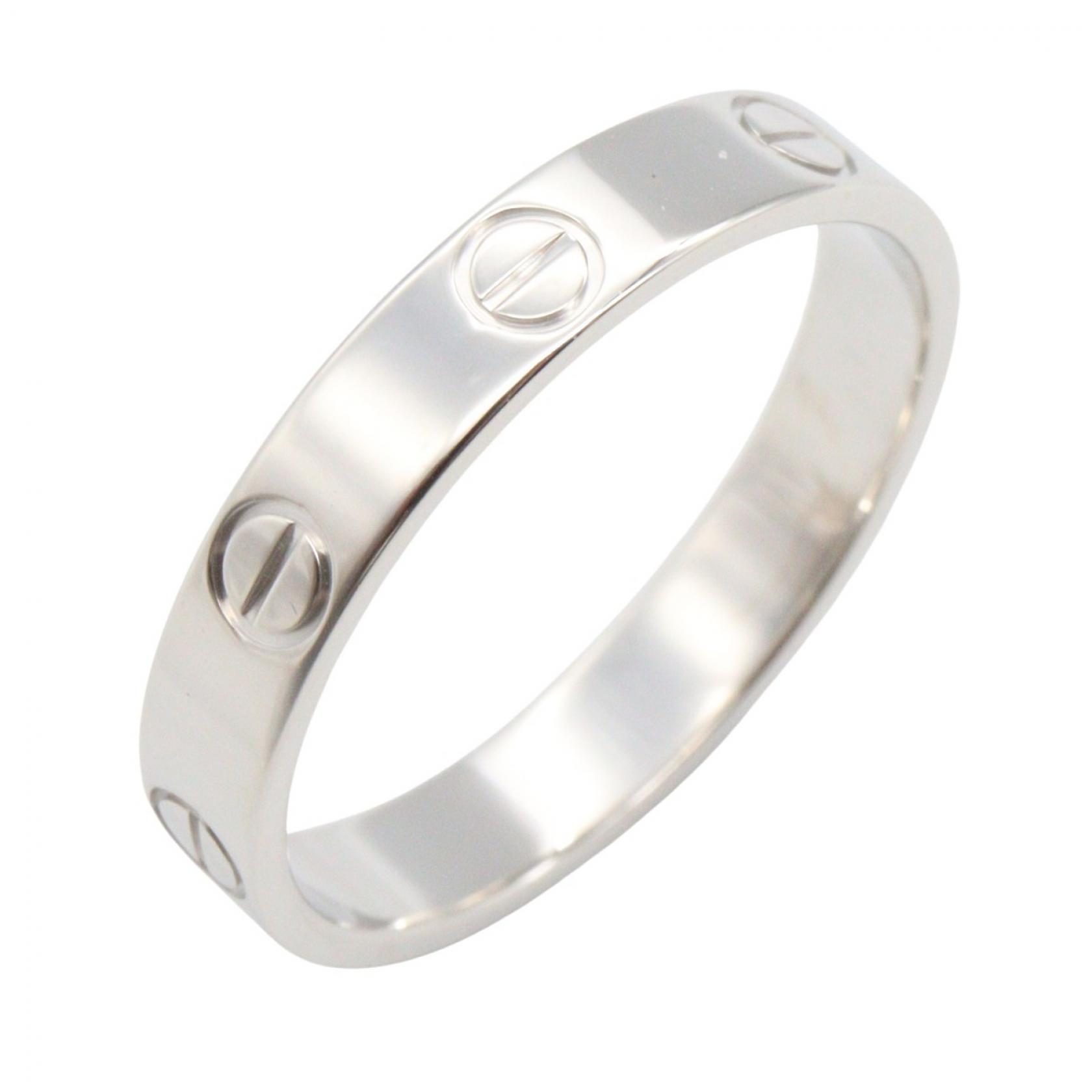 カルティエ CARTIER ミニラブリング リング・指輪 ジュエリー K18WG（ホワイトゴールド） シルバー系 B4085100 【中古】