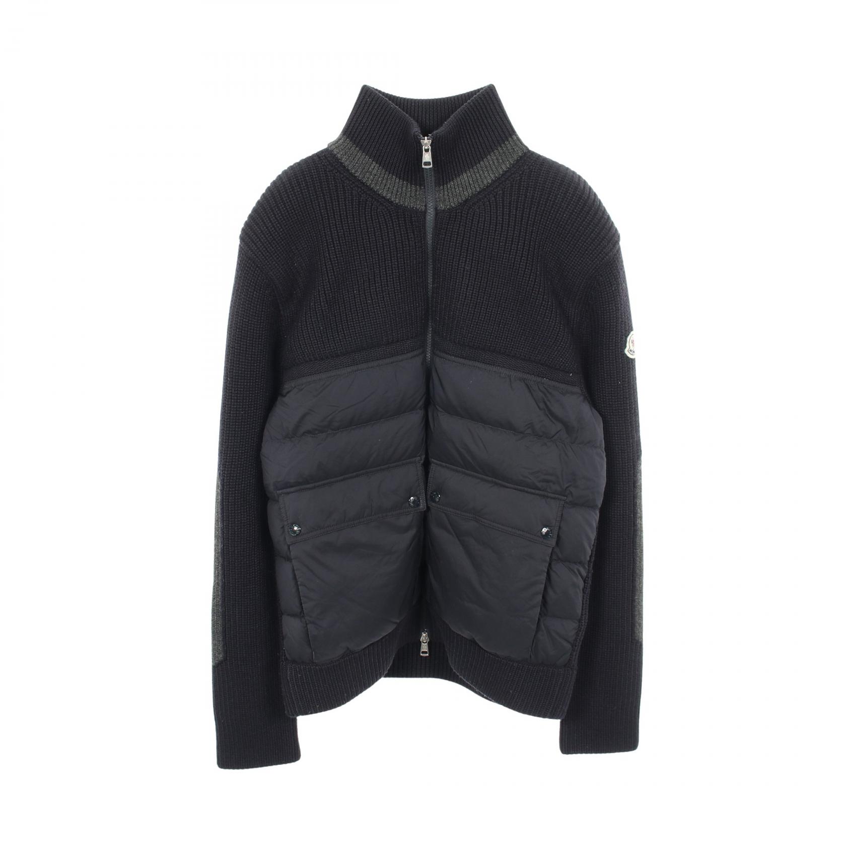 【10%OFFクーポン 7/21 10時~7/26 9:59】モンクレール MONCLER 衣料品 アウター ナイロン ウール ネイビー系 9B00019 【中古】|RECLO(リクロ)店