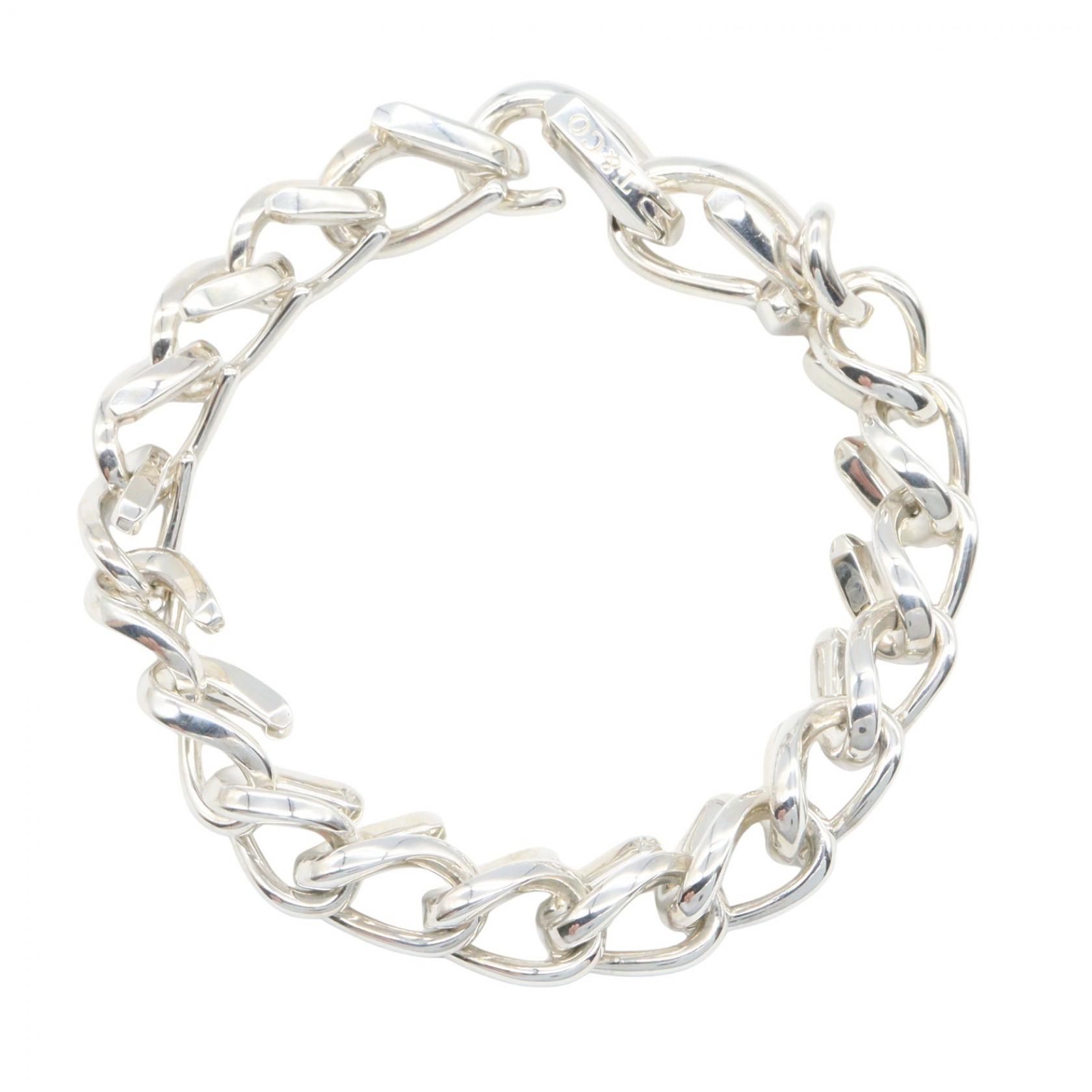 ティファニー TIFFANY＆CO フォージ ミディアム リンク ブレスレット ブレスレット アクセサリー シルバー925 シルバー系 【中古】 90,750円