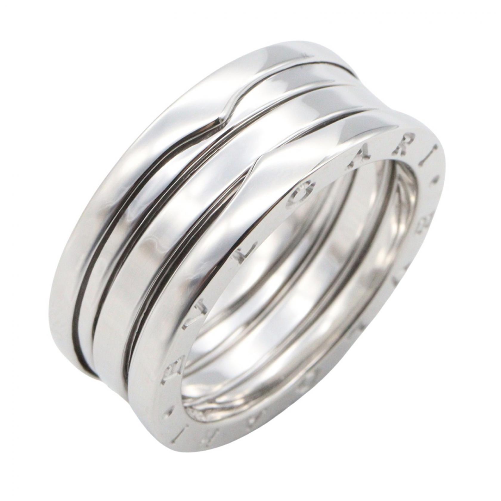 ブルガリ BVLGARI B-zero1 ビーゼロワン リング 3バンド リング・指輪 ジュエリー K18WG（ホワイトゴールド） シルバー系 【中古】