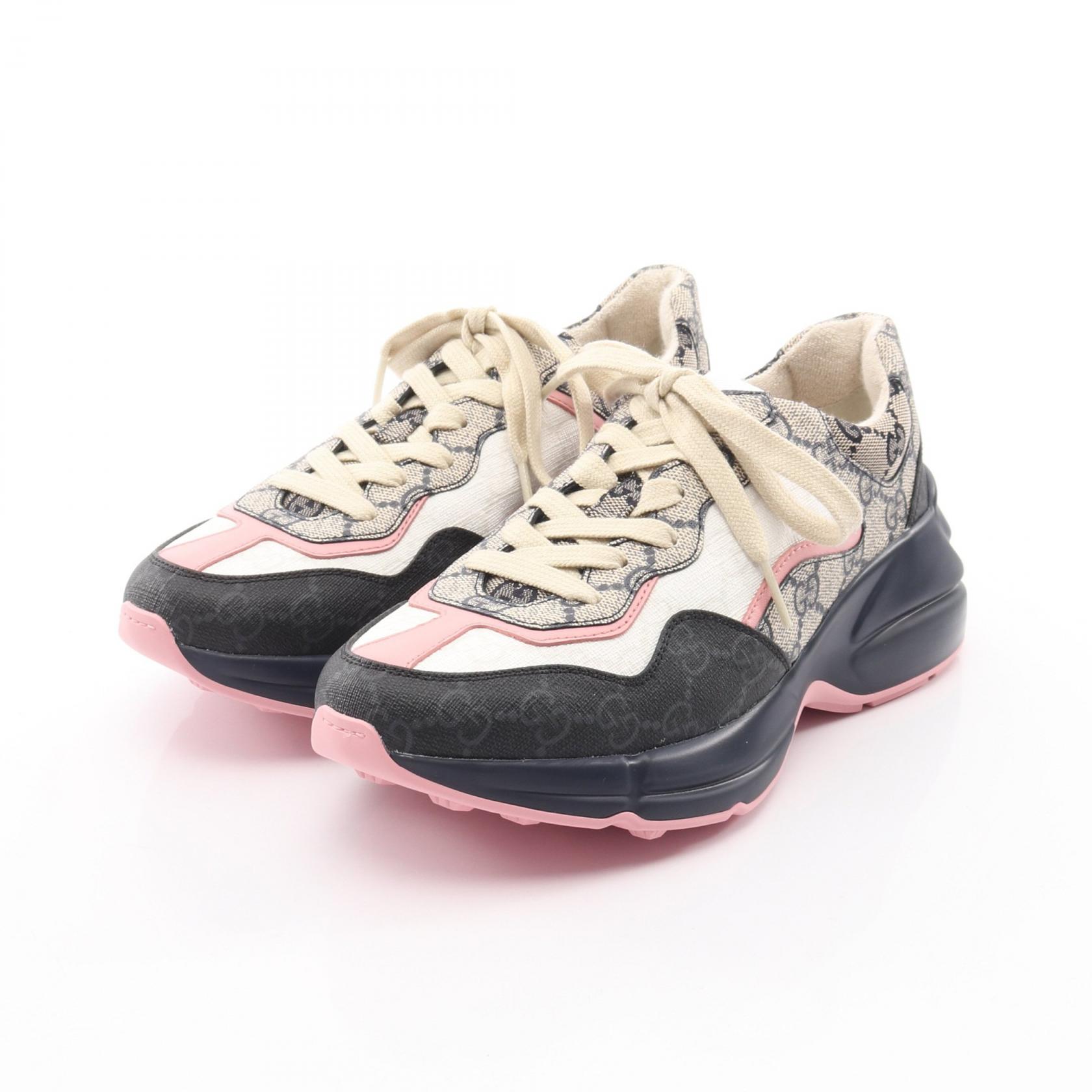 グッチ GUCCI ライトン GGスプリーム スニーカー 靴 PVCコーティングキャンバス マルチカラー 692902 【中古】