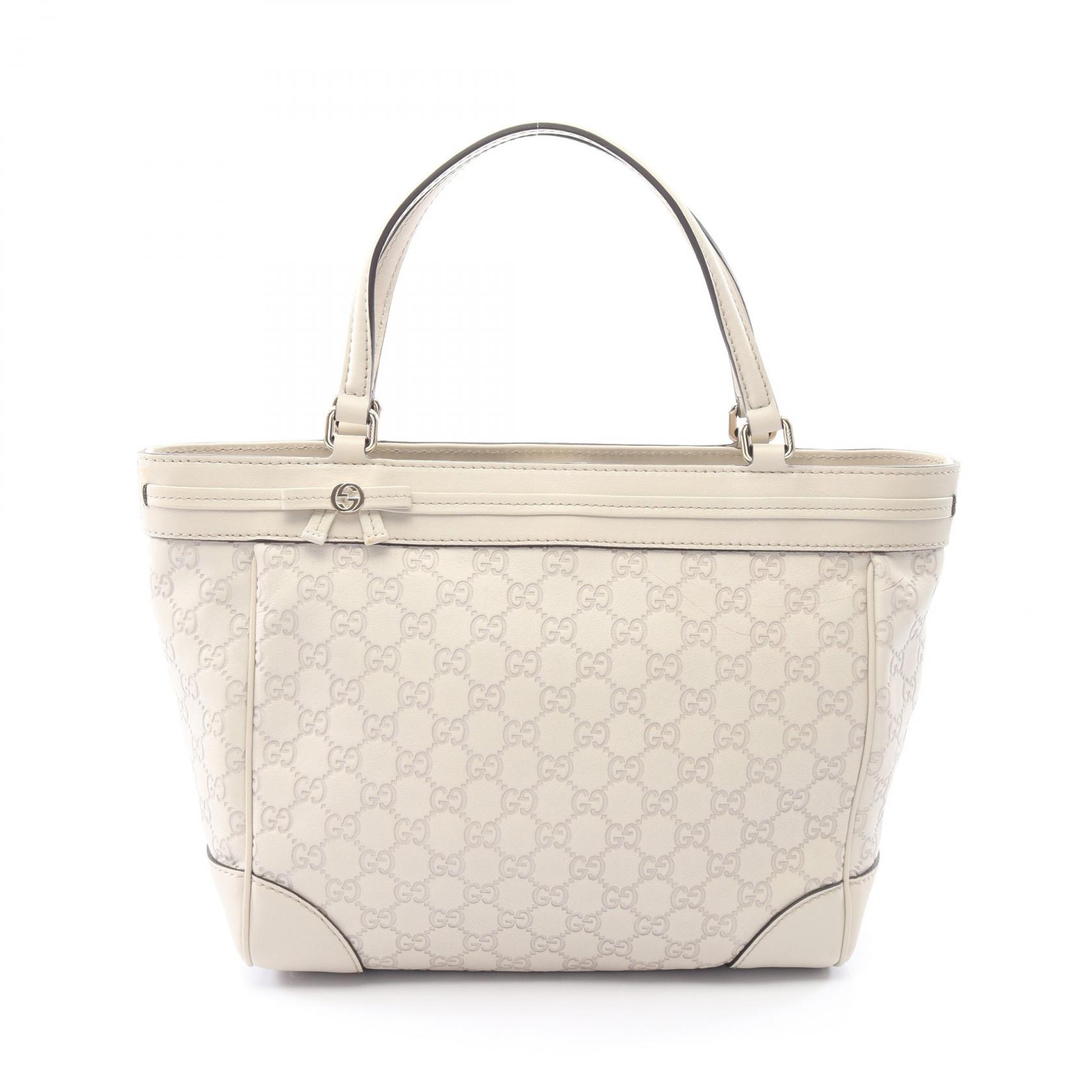 【15%OFFクーポン 7/19 20時~7/26 9:59】グッチ GUCCI メイフェア グッチシマ トートバッグ バッグ レザー アイボリー系 257061 【中古】|RECLO(リクロ)店