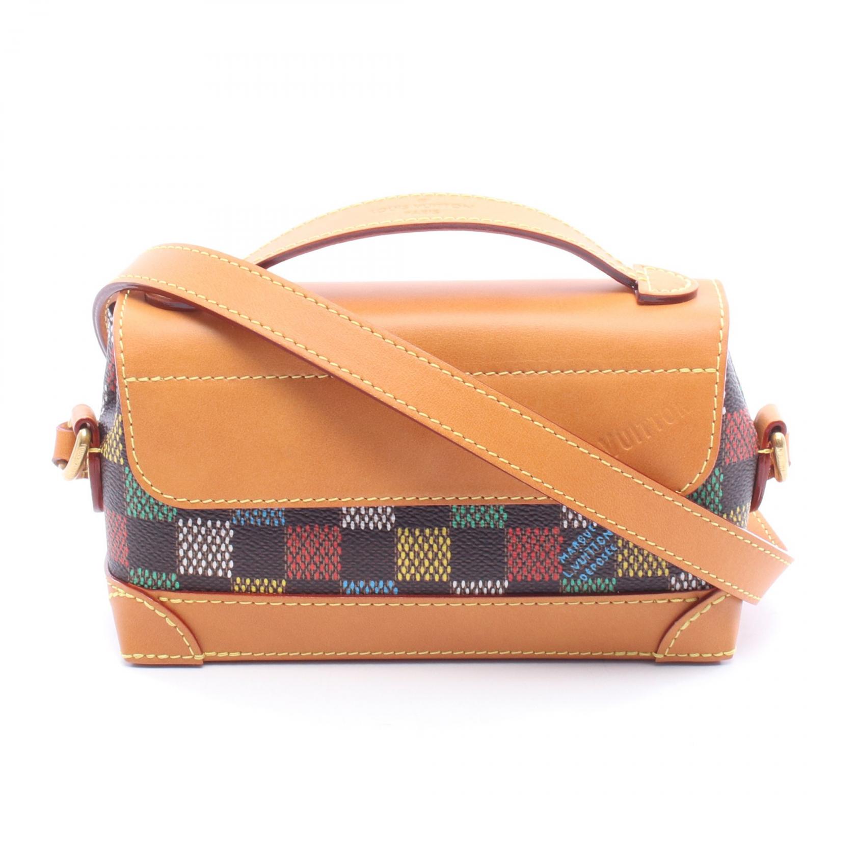 ルイ・ヴィトン LOUIS VUITTON スティーマー イーストウエスト ウェアラブル ウォレット ショルダーバッグ バッグ PVCコーティングキャンバス レザー ブラウン系 / マルチカラー N00187 【中古】 154,000円