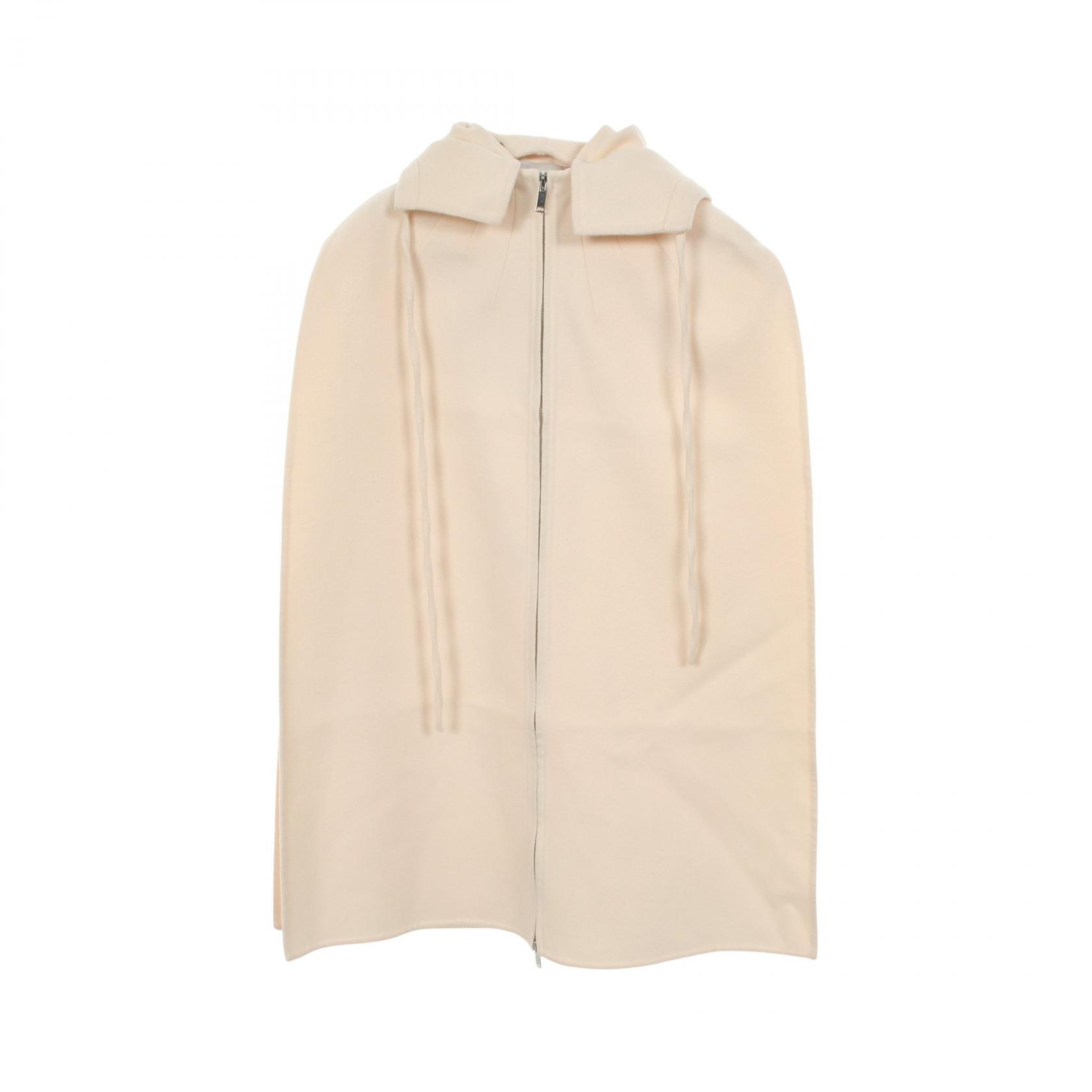 ヴァレンチノ Valentino サイドオープン ベスト ポンチョ 衣料品 アウター ウール カシミヤ アイボリー系 PB3CG0N515E 【中古】