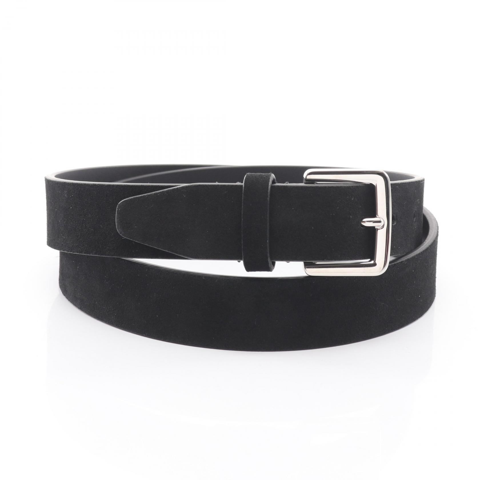ジョルジオアルマーニ GIORGIO ARMANI ベルト 衣料品 スウェード ブラック系 【中古】