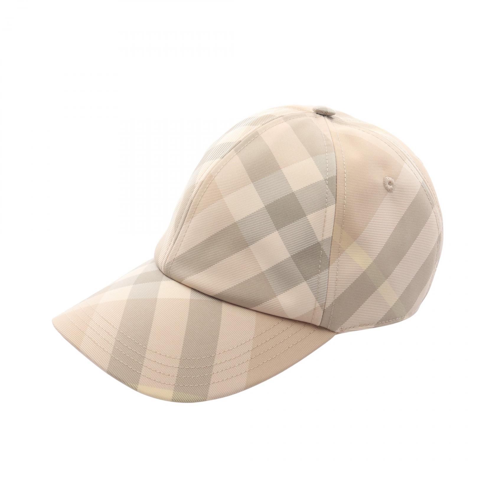 バーバリー BURBERRY ベースボールキャップ 帽子 ポリエステル ベージュ系 / マルチカラー 【中古】|詳細画像