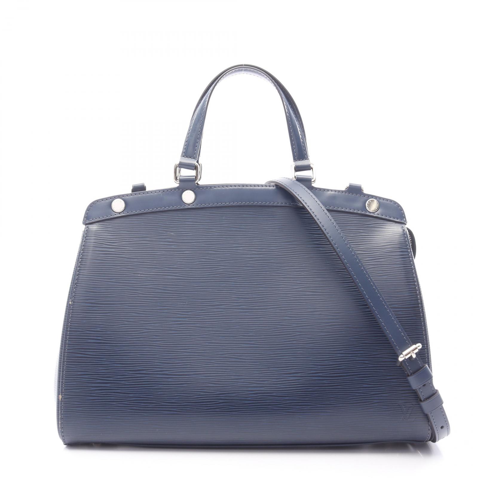 ルイ・ヴィトン LOUIS VUITTON ブレアMM 2WAY ハンドバッグ バッグ レザー エピ ネイビー系 M40821 【中古】