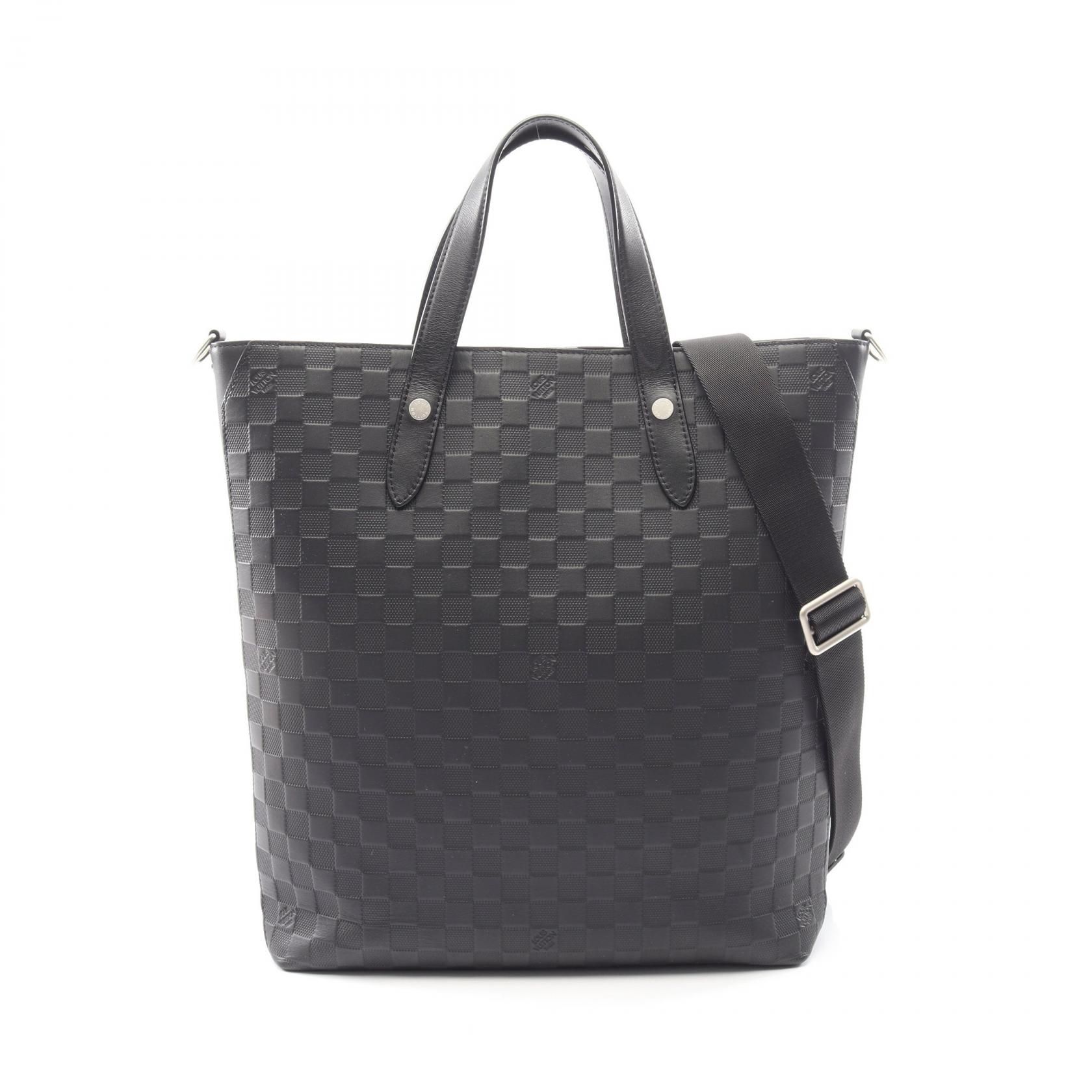 ルイ・ヴィトン LOUIS VUITTON アポロ トート 2WAY トートバッグ バッグ レザー ダミエ・アンフィニ ブラック系 N40001 【中古】