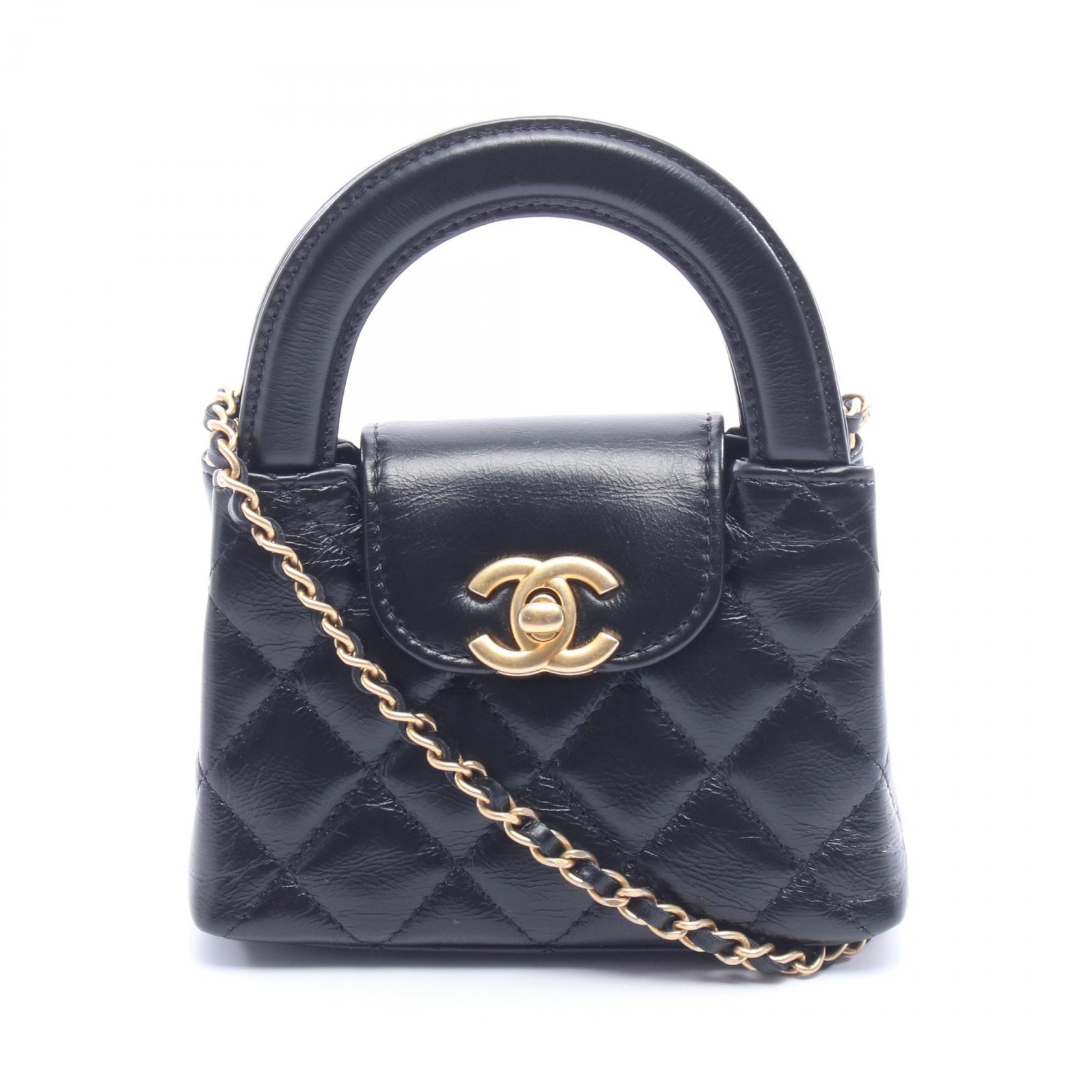 【10%OFFクーポン 7/21 10時～7/26 9:59】シャネル CHANEL マトラッセ ショルダーバッグ バッグ ラムスキン（羊革） ブラック系 【中古】｜RECLO（リクロ）店 287,100円