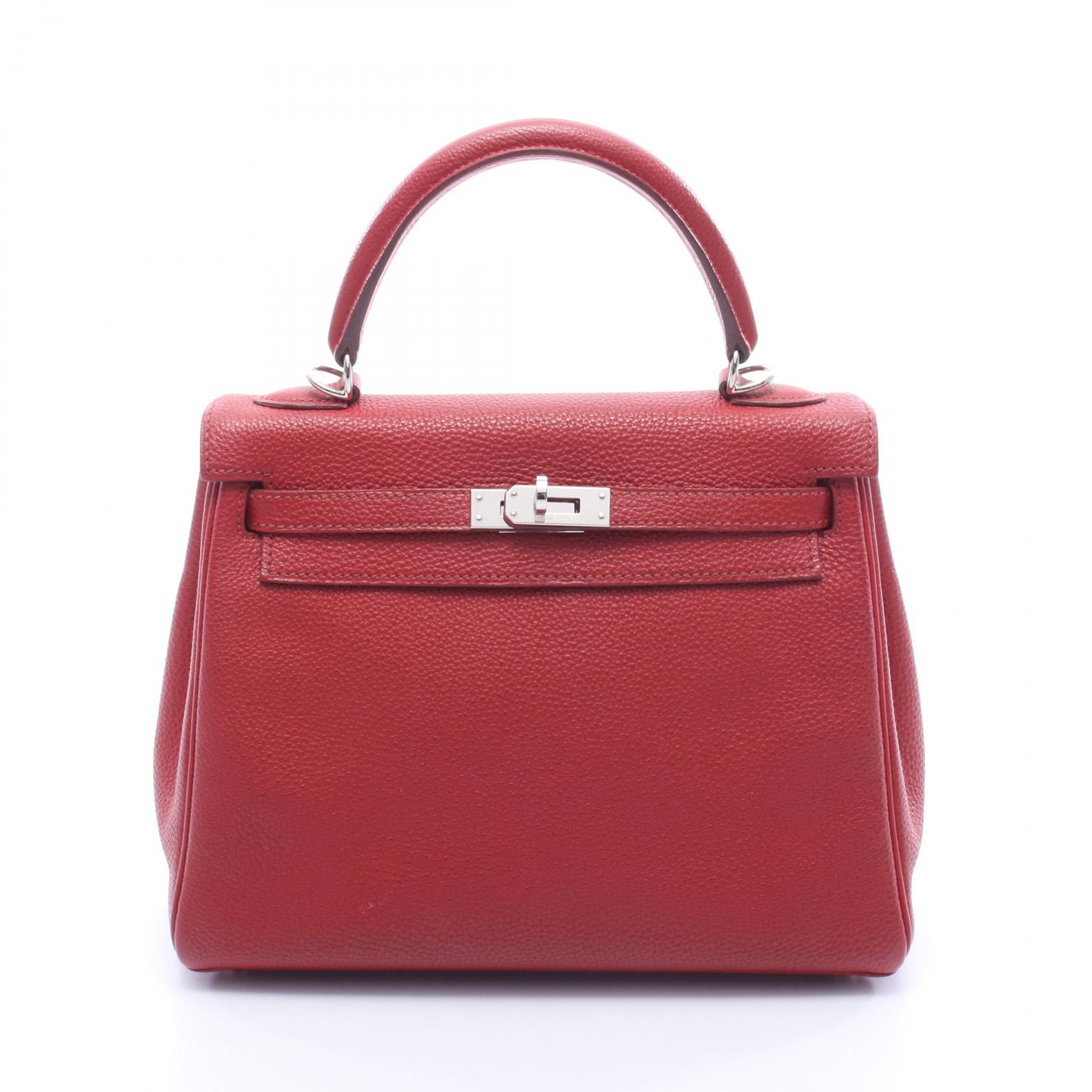 【15%OFFクーポン 7/19 20時～7/26 9:59】エルメス HERMES ケリー25 内縫い 2WAY ハンドバッグ バッグ レザー トゴ トゴ レッド系 【中古】｜RECLO（リクロ）店 1,001,000円