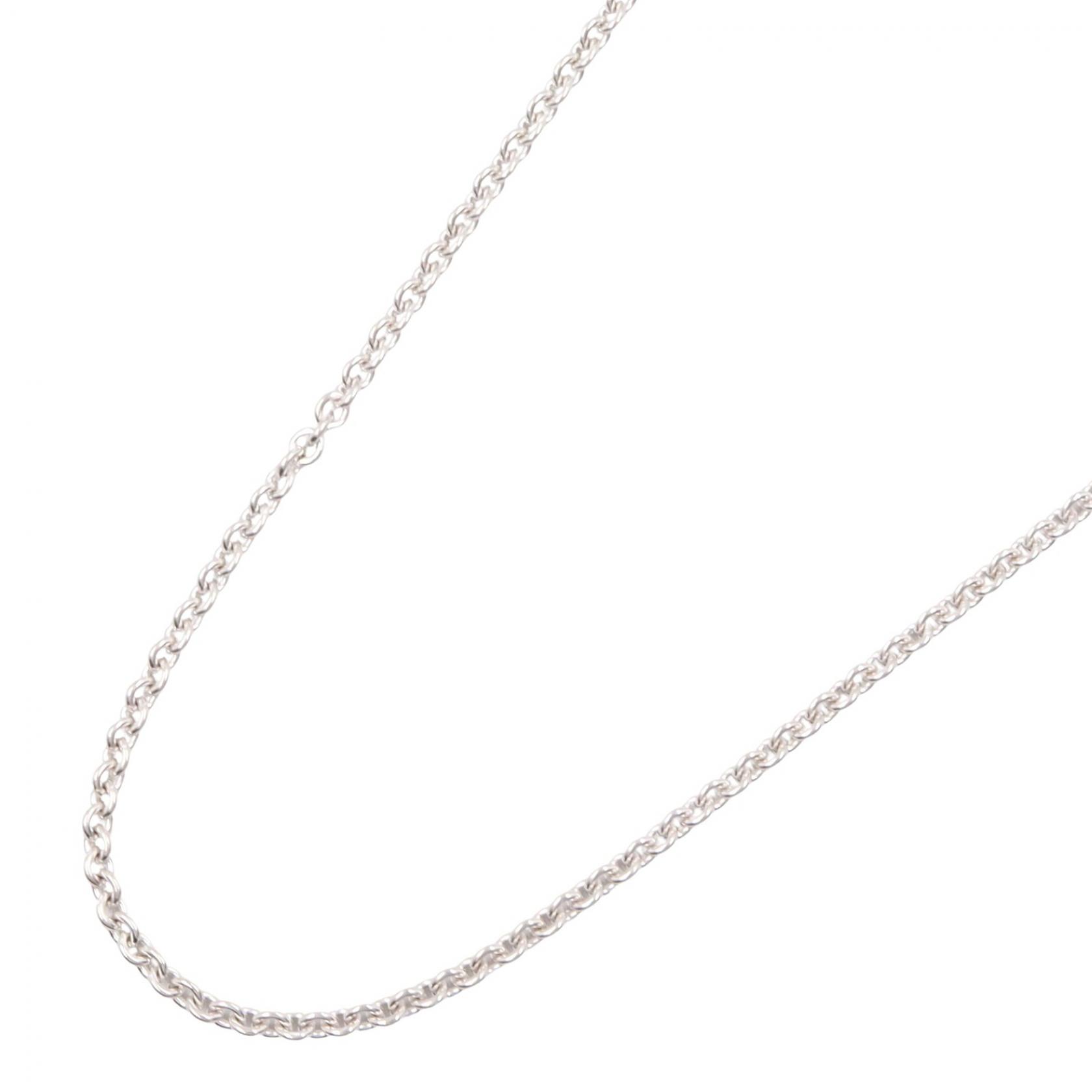 カルティエ CARTIER チェーン ネックレス ネックレス ジュエリー K18WG（ホワイトゴールド） シルバー系 【中古】