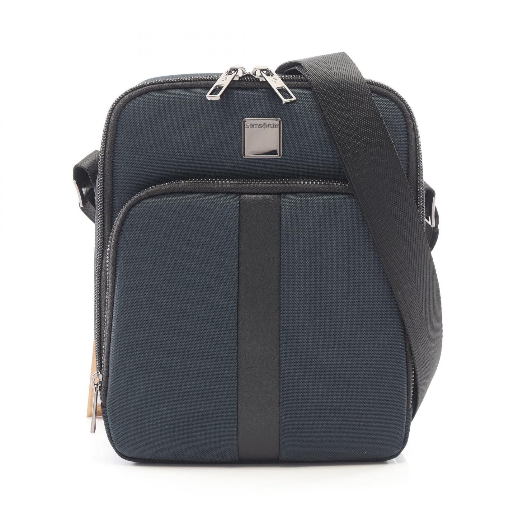 サムソナイト Samsonite SACKSQUARE CROSSOVER サックスクエア ショルダーバッグ バッグ ポリエステル ネイビー系 / ブラック系 1464751090 【新品】｜RECLO（リクロ）店 7,315円