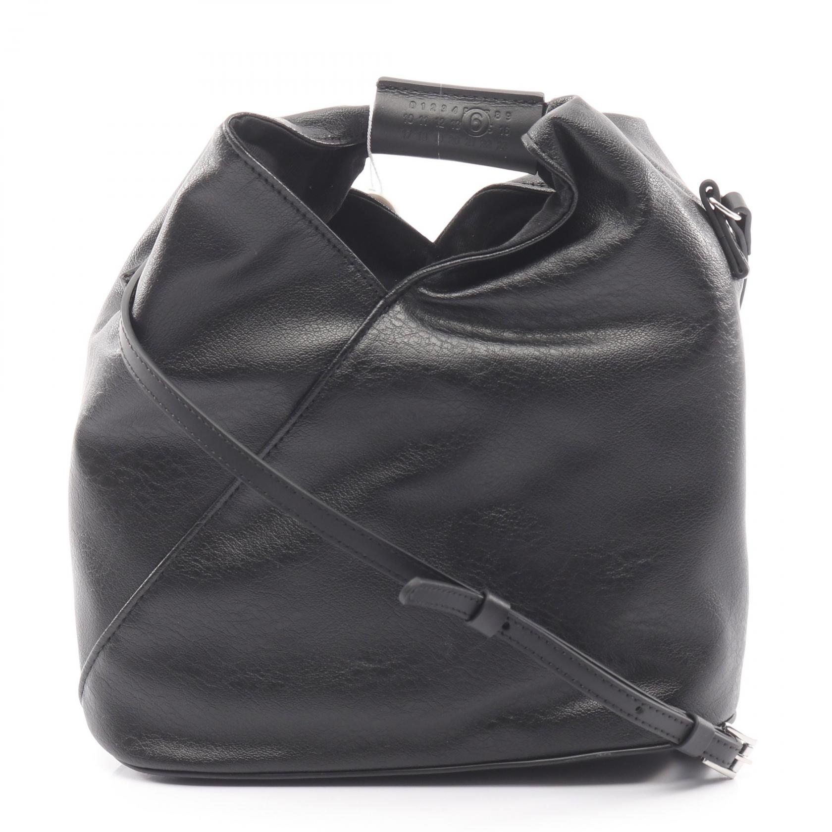 【10%OFFクーポン 7/21 10時~7/26 9:59】エムエムシックス MM6 JAPANESE ジャパニーズ 2WAY ショルダーバッグ バッグ レザー フェイクレザー ブラック系 SB6WD0026P8396T8013 【新品】|RECLO(リクロ)店