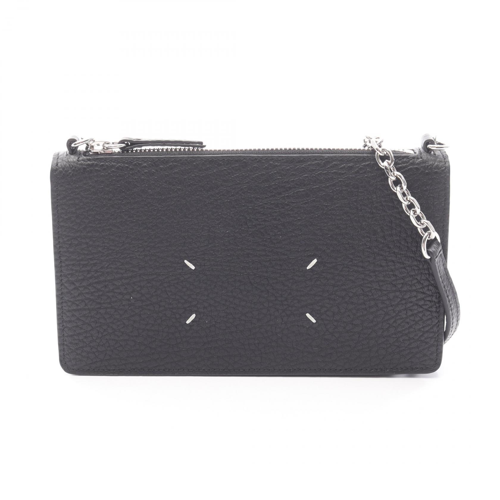 【15%OFFクーポン 7/19 20時～7/26 9:59】メゾン マルジェラ Maison Margiela ショルダーバッグ バッグ レザー ブラック系 SA1VL0038P4455T8013 【新品】｜RECLO（リクロ）店