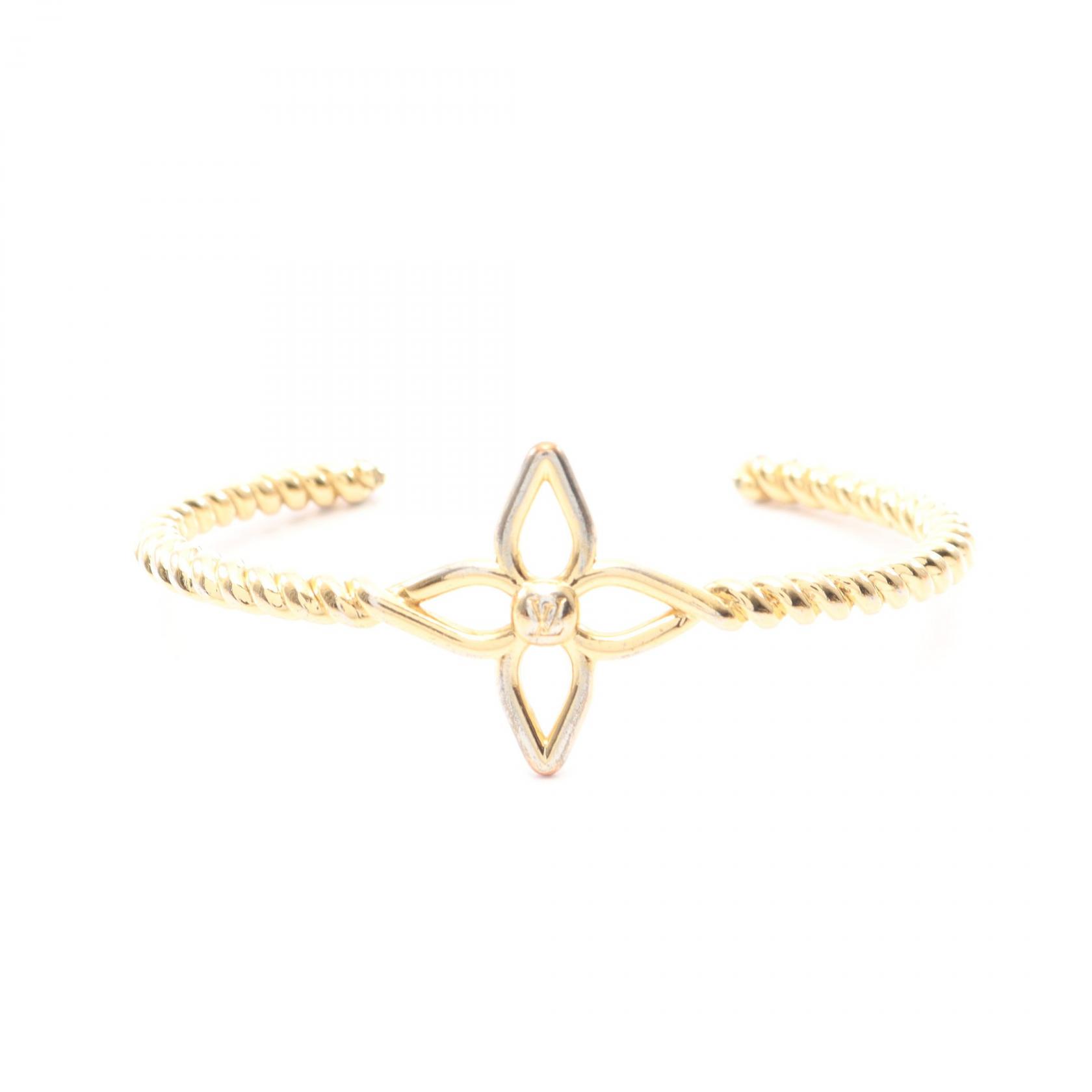 【10%OFFクーポン 7/21 10時～7/26 9:59】ルイ・ヴィトン LOUIS VUITTON リジッド ノーティカル ブレスレット アクセサリー GP（ゴールドメッキ） ゴールド系 M1606S 【中古】｜RECLO（リクロ）店
