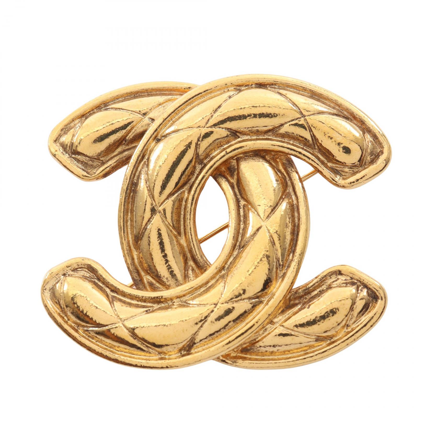 【10%OFFクーポン 7/18 0時～7/21 9:59】シャネル CHANEL ココマーク ブローチ アクセサリー GP（ゴールドメッキ） ゴールド系 【中古】｜RECLO（リクロ）店 56,100円