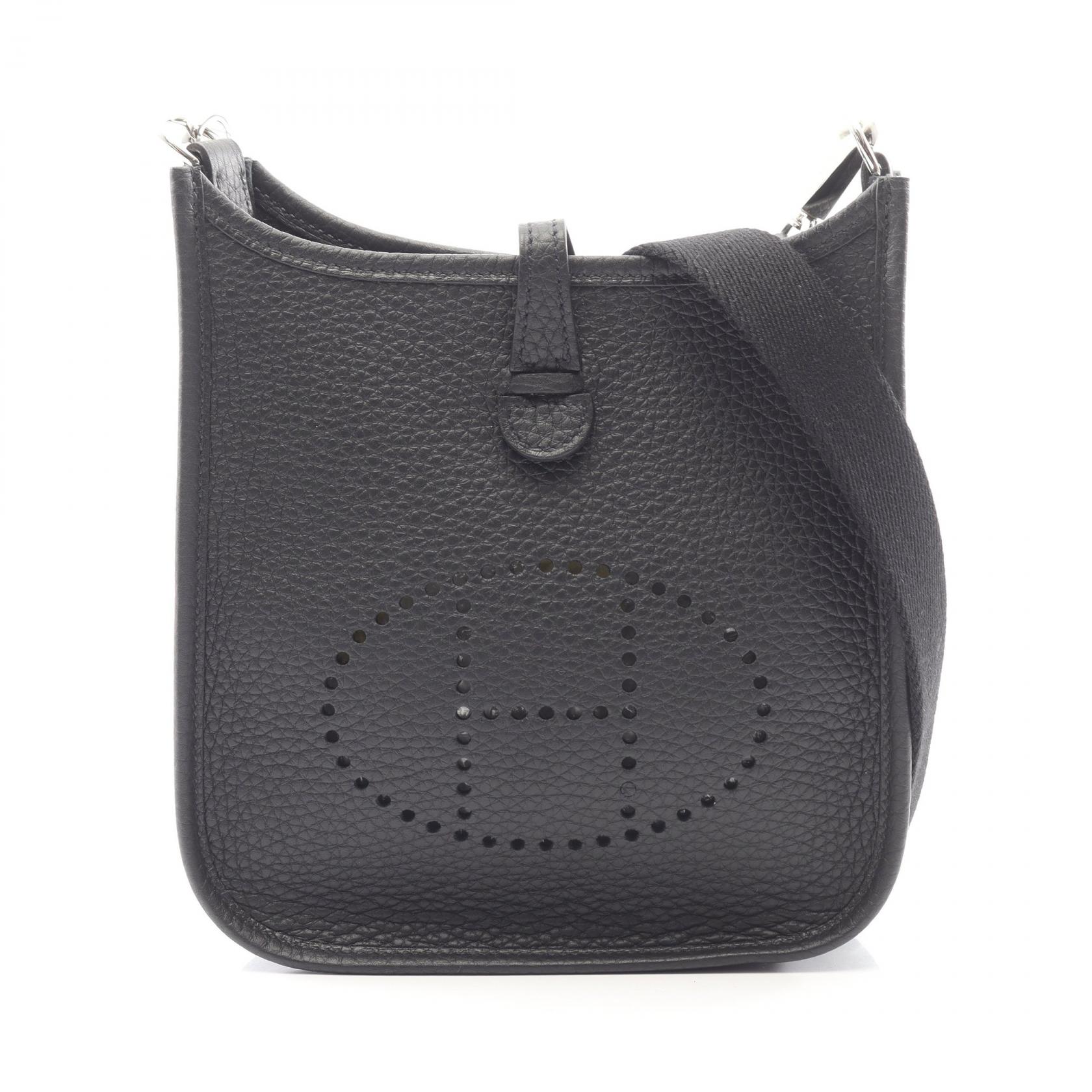 エルメス HERMES エヴリンTPM アマゾン ショルダーバッグ バッグ レザー トリヨンクレマンス トリヨンクレマンス ブラック系 【中古】｜RECLO（リクロ）店