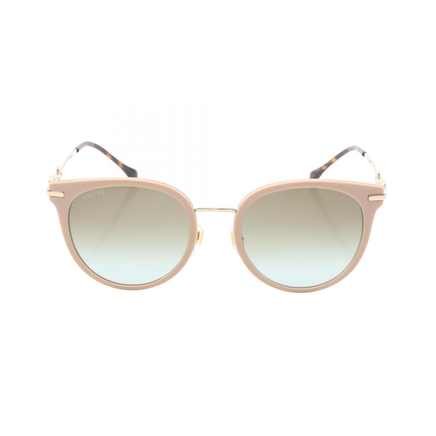 グッチ GUCCI ホースビット アジアンフィット サングラス 衣料品 プラスチック / メタル ピンク系 / ゴールド系 【中古】｜RECLO（リクロ）店
