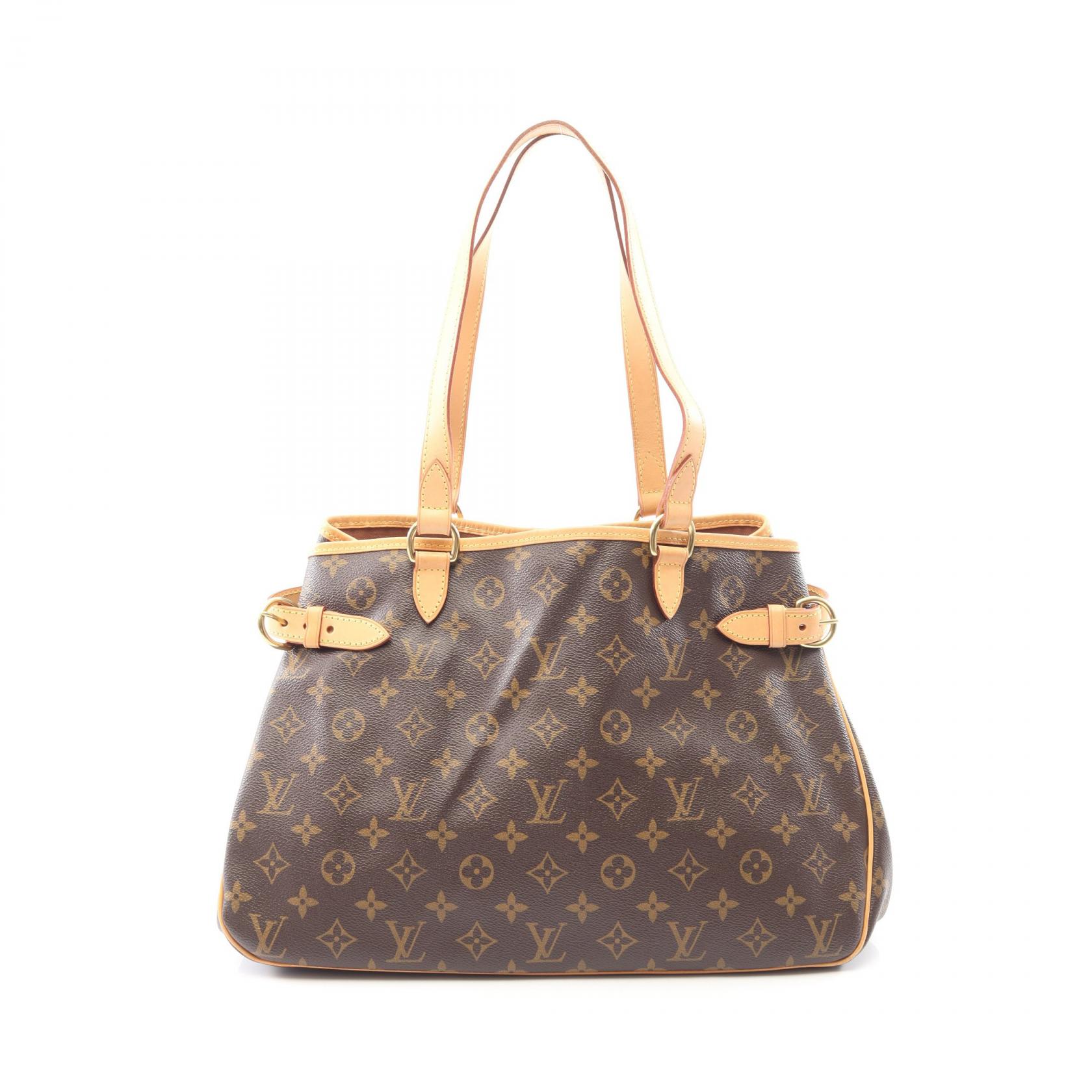【15%OFFクーポン 7/19 20時~7/26 9:59】ルイ・ヴィトン LOUIS VUITTON バティニョール オリゾンタル ショルダーバッグ バッグ PVCコーティングキャンバス レザー モノグラム ブラウン系 M51154 【中古】|RECLO(リクロ)店