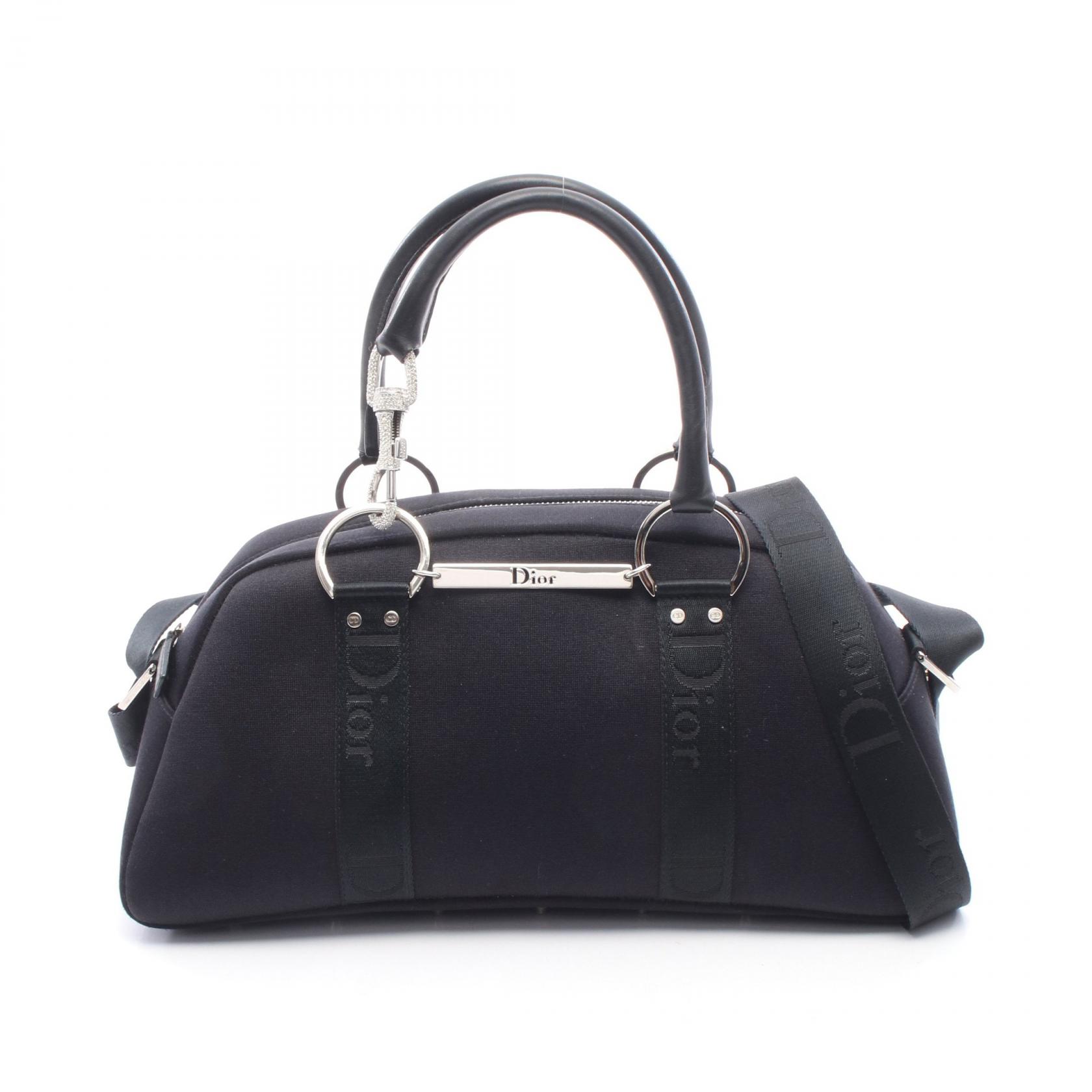 ディオール Dior ハードコア 2WAY ハンドバッグ バッグ キャンバス レザー ブラック系 【中古】｜RECLO（リクロ）店