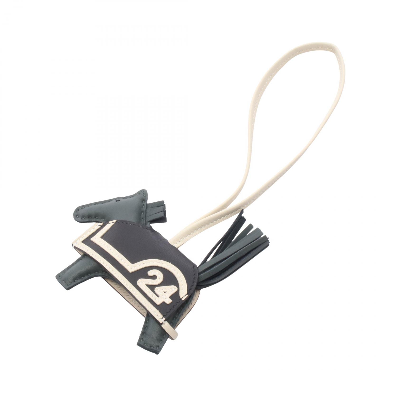 エルメス HERMES ロデオPM ロベオクール チャーム アクセサリー レザー アニョーミロ / ヴォースイフト アニョーミロ グリーン系 / アイボリー系 / ブラック系 【中古】｜RECLO（リクロ）店 132,000円