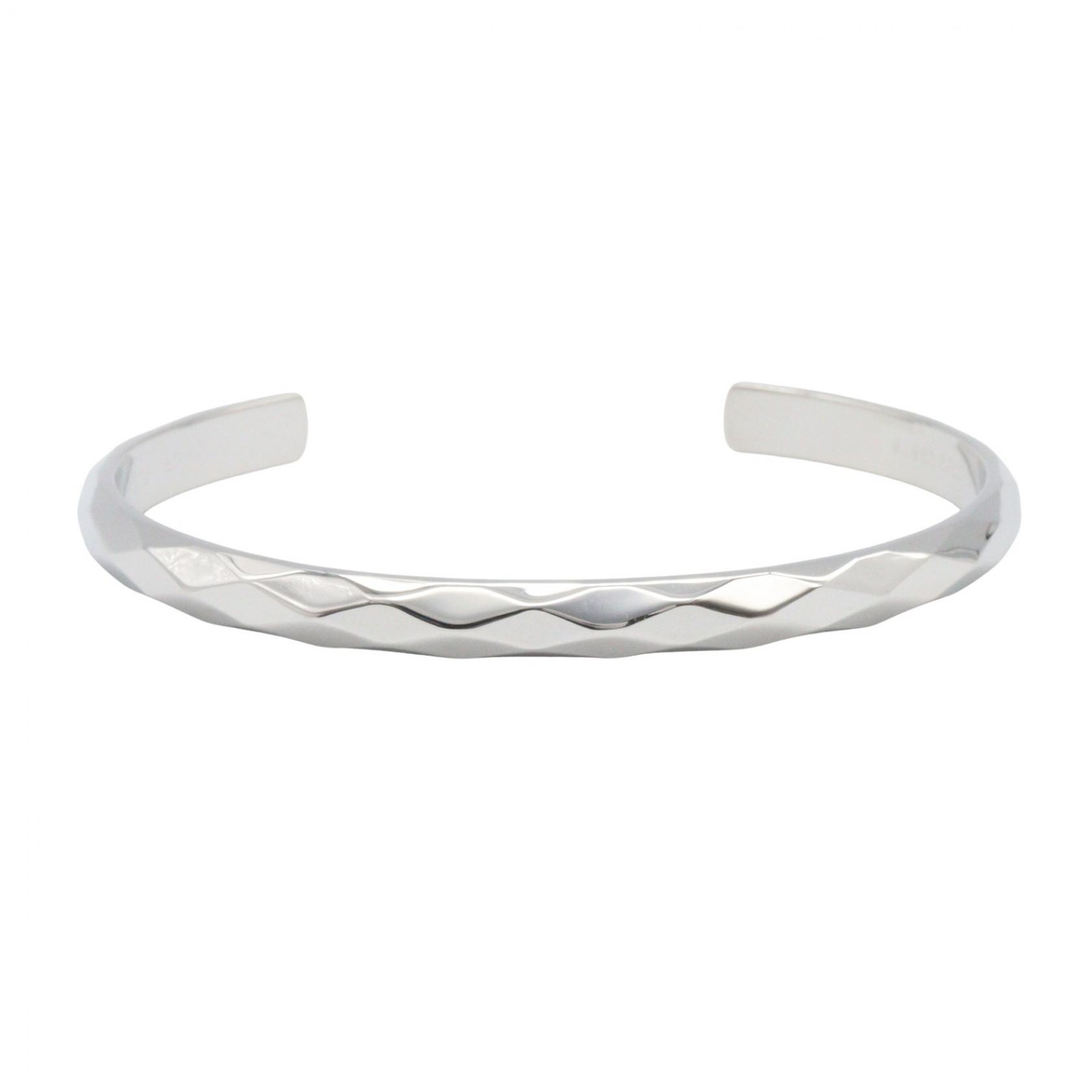 【10%OFFクーポン 7/21 10時～7/26 9:59】ブシュロン Boucheron ファセット ブレスレット ブレスレット アクセサリー K18WG（ホワイトゴールド） シルバー系 【中古】｜RECLO（リクロ）店