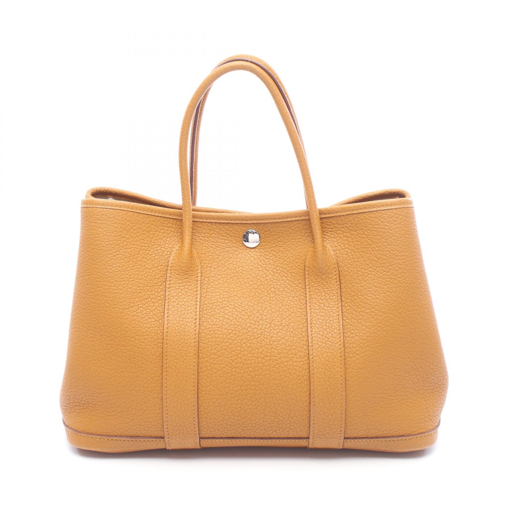 【15%OFFクーポン 7/19 20時~7/26 9:59】エルメス HERMES ガーデンパーティTPM トートバッグ バッグ レザー ネゴンダ ネゴンダ ブラウン系 051568CK 【中古】|RECLO(リクロ)店