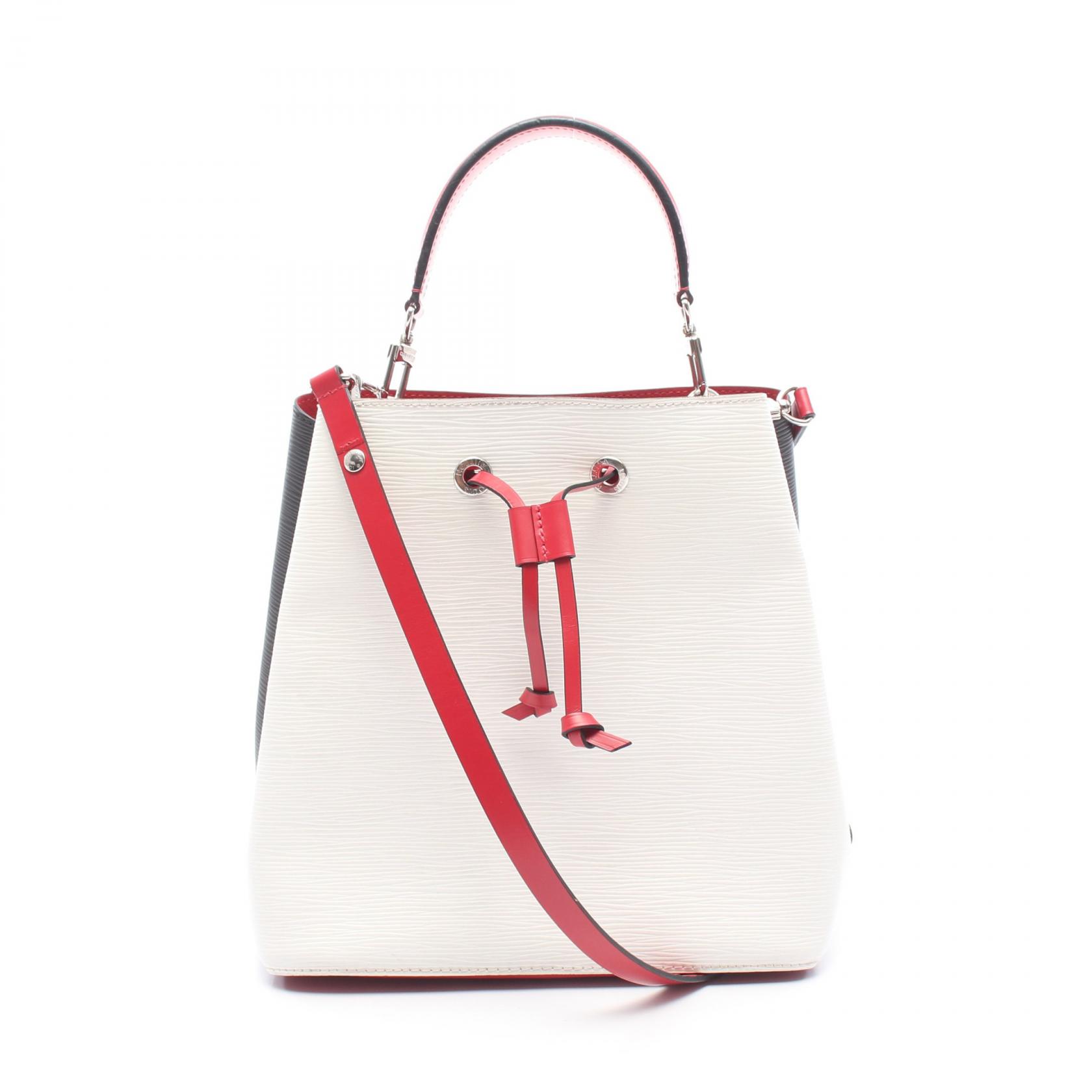 【15%OFFクーポン 7/19 20時~7/26 9:59】ルイ・ヴィトン LOUIS VUITTON ネオノエ トリコロール エピ ブロン ノワール 2WAY ハンドバッグ バッグ レザー ホワイト系 / ブラック系 / レッド系 M55394 【中古】|RECLO(リクロ)店