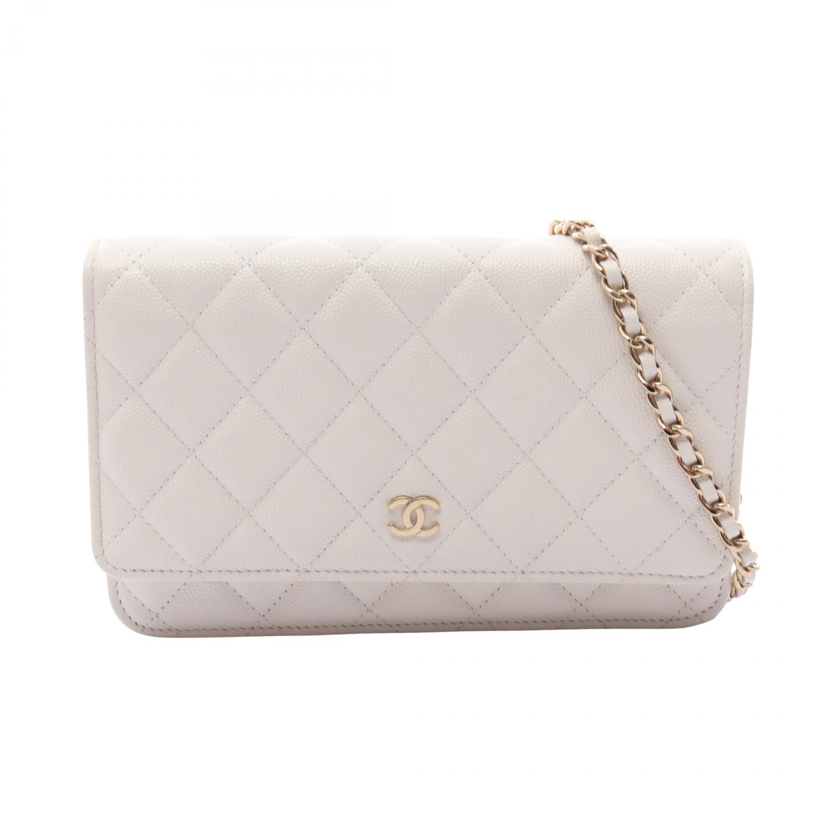 【15%OFFクーポン 7/19 20時~7/26 9:59】シャネル CHANEL マトラッセ ショルダーバッグ バッグ キャビアスキン(グレインドカーフ) ホワイト系 AP0250 【中古】|RECLO(リクロ)店