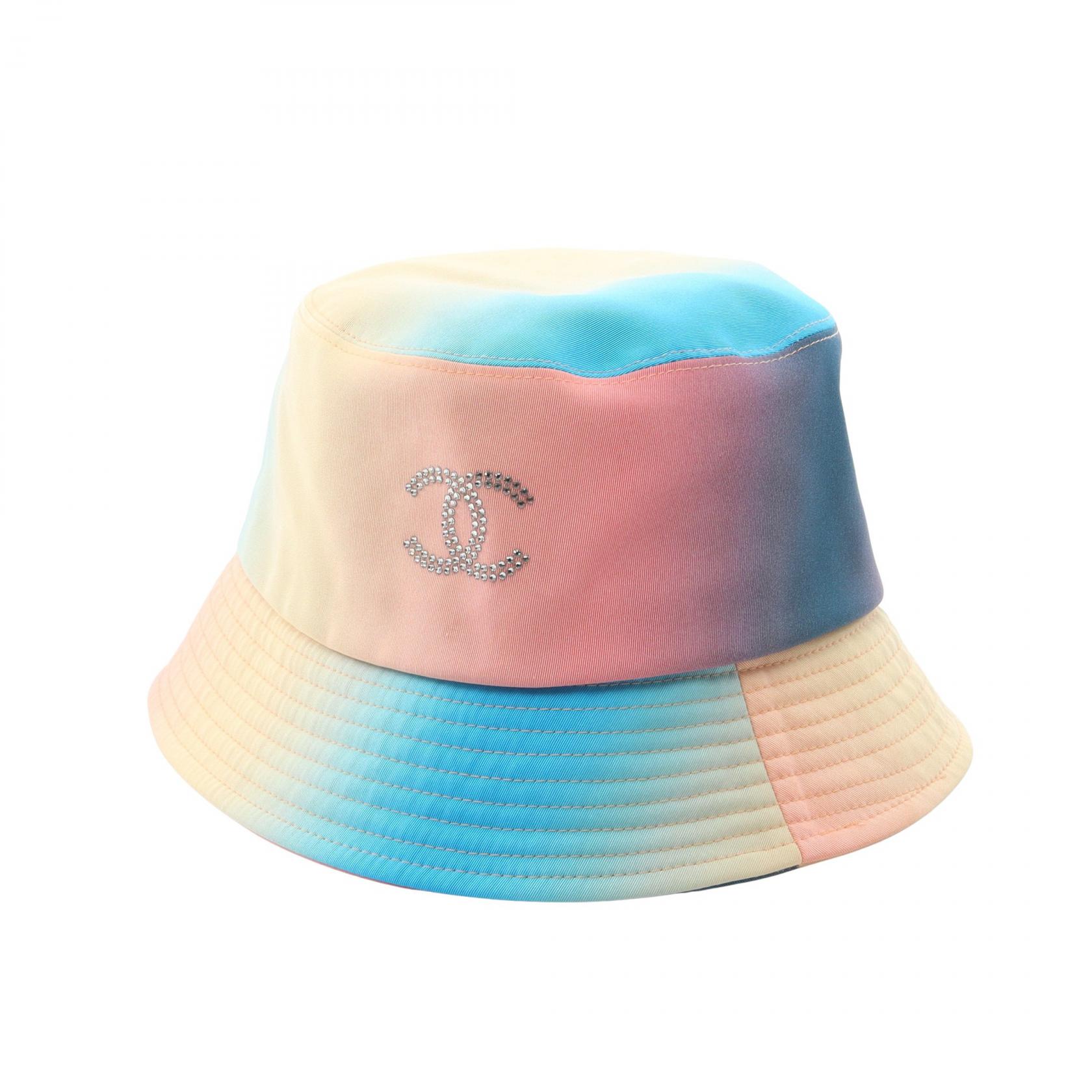 【10%OFFクーポン 7/21 10時~7/26 9:59】シャネル CHANEL ココマーク グラデーション バケット ハット 帽子 コットン / ビスコース マルチカラー AA9701B15074 【中古】|RECLO(リクロ)店