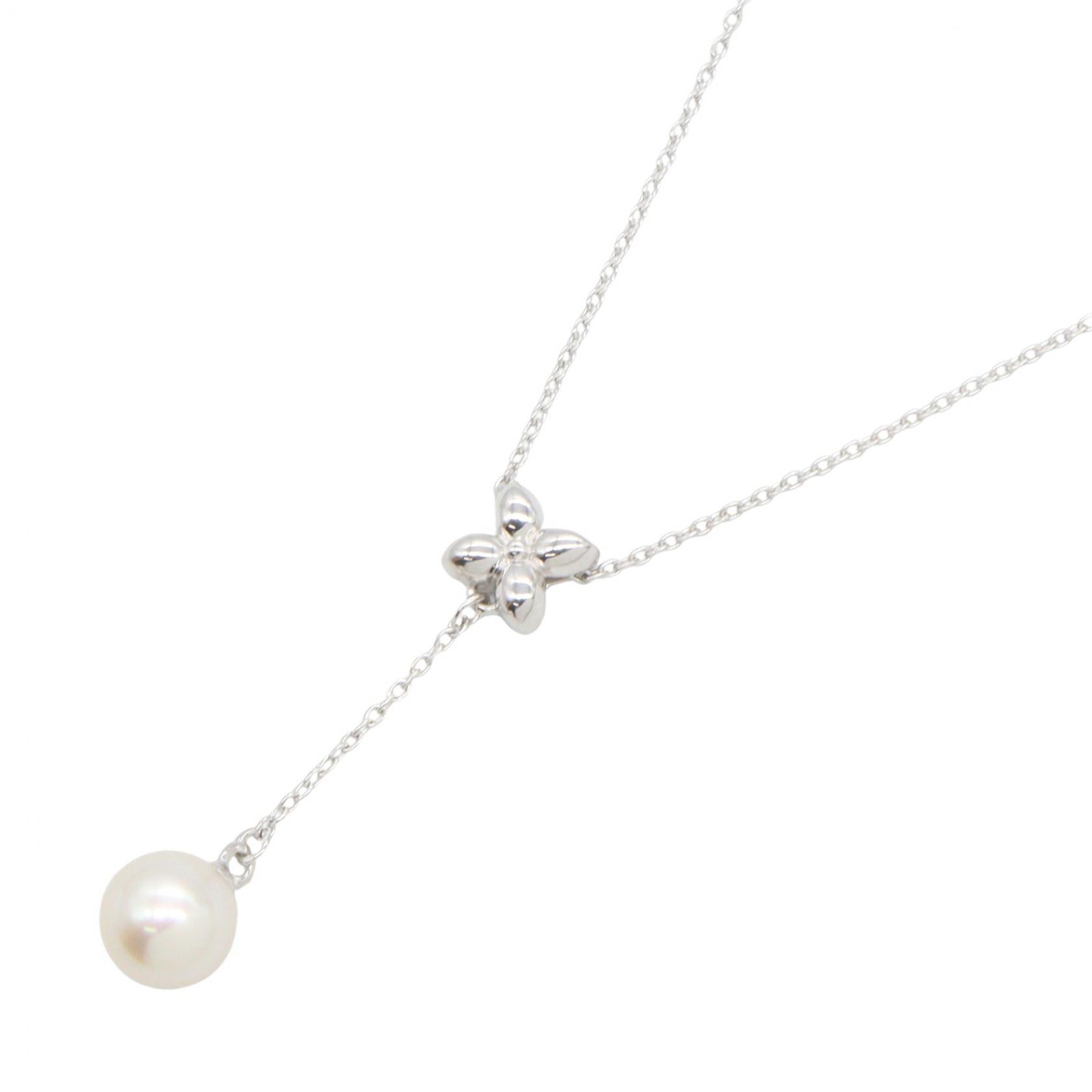 【10%OFFクーポン 7/21 10時~7/26 9:59】タサキ TASAKI パール ネックレス ネックレス ジュエリー K18WG(ホワイトゴールド) パール シルバー系 / ホワイト系 【中古】|RECLO(リクロ)店
