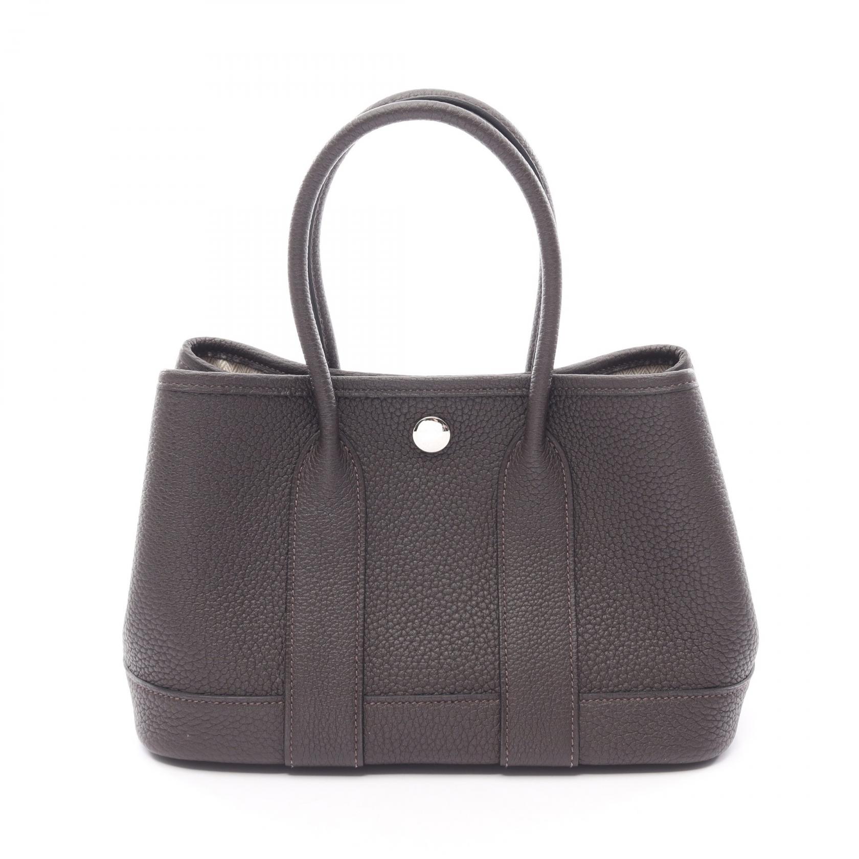 【15%OFFクーポン 7/19 20時~7/26 9:59】エルメス HERMES ネオガーデン23 ハンドバッグ バッグ レザー ネゴンダ ネゴンダ ブラウン系 【中古】|RECLO(リクロ)店