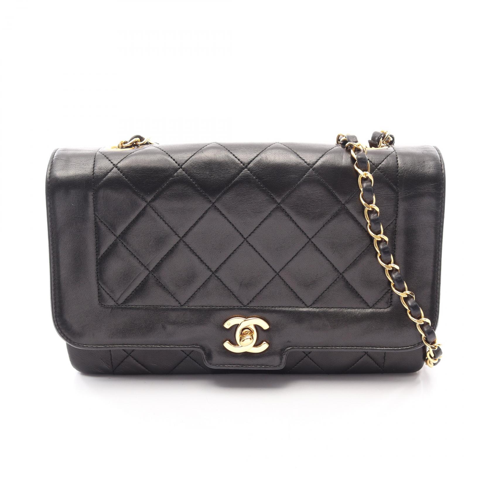 【15%OFFクーポン 7/19 20時~7/26 9:59】シャネル CHANEL マトラッセ シングルフラップ ショルダーバッグ バッグ ラムスキン(羊革) ブラック系 【中古】|RECLO(リクロ)店