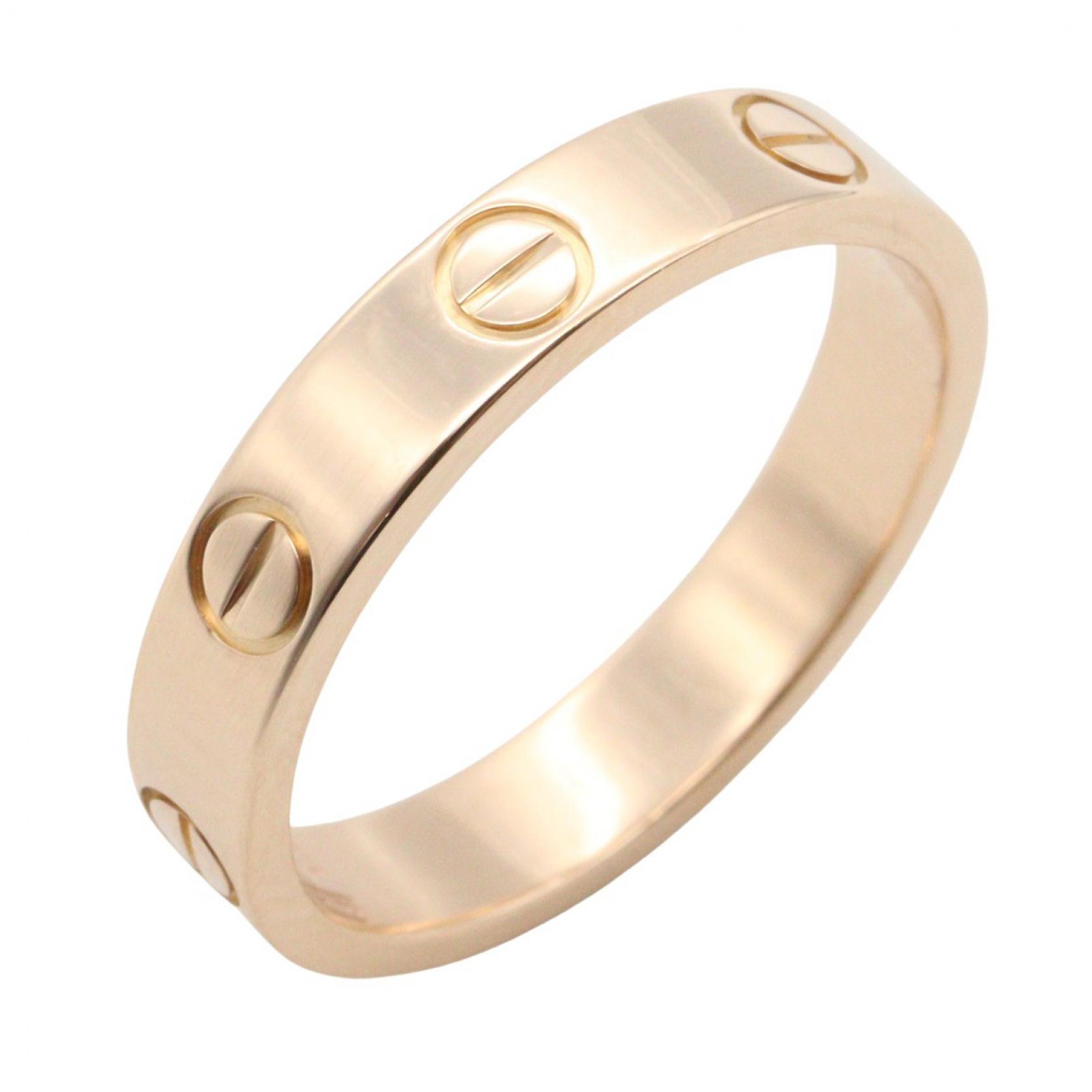【10%OFFクーポン 7/21 10時～7/26 9:59】カルティエ CARTIER ミニラブリング リング・指輪 ジュエリー K18PG（ピンクゴールド） ゴールド系 B4085200 【中古】｜RECLO（リクロ）店