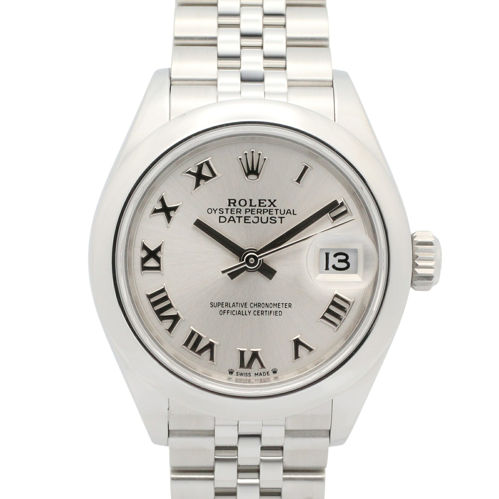 【10%OFFクーポン 7/21 10時~7/26 9:59】ロレックス ROLEX デイトジャスト ランダム番 腕時計 時計 ステンレススチール シルバー系 ローマ 279160 【中古】|RECLO(リクロ)店