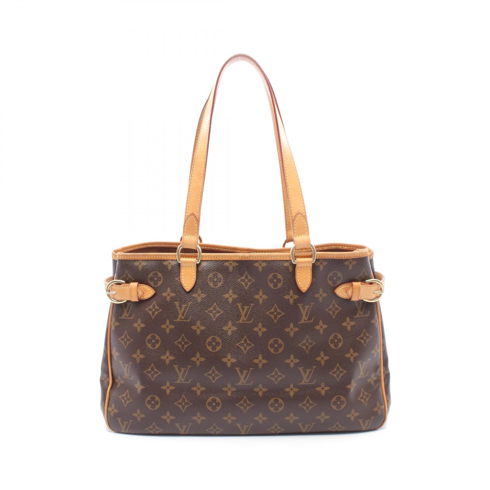 【15%OFFクーポン 7/19 20時～7/26 9:59】ルイ・ヴィトン LOUIS VUITTON バティニョール オリゾンタル ショルダーバッグ バッグ PVCコーティングキャンバス レザー モノグラム ブラウン系 M51154 【中古】｜RECLO（リクロ）店