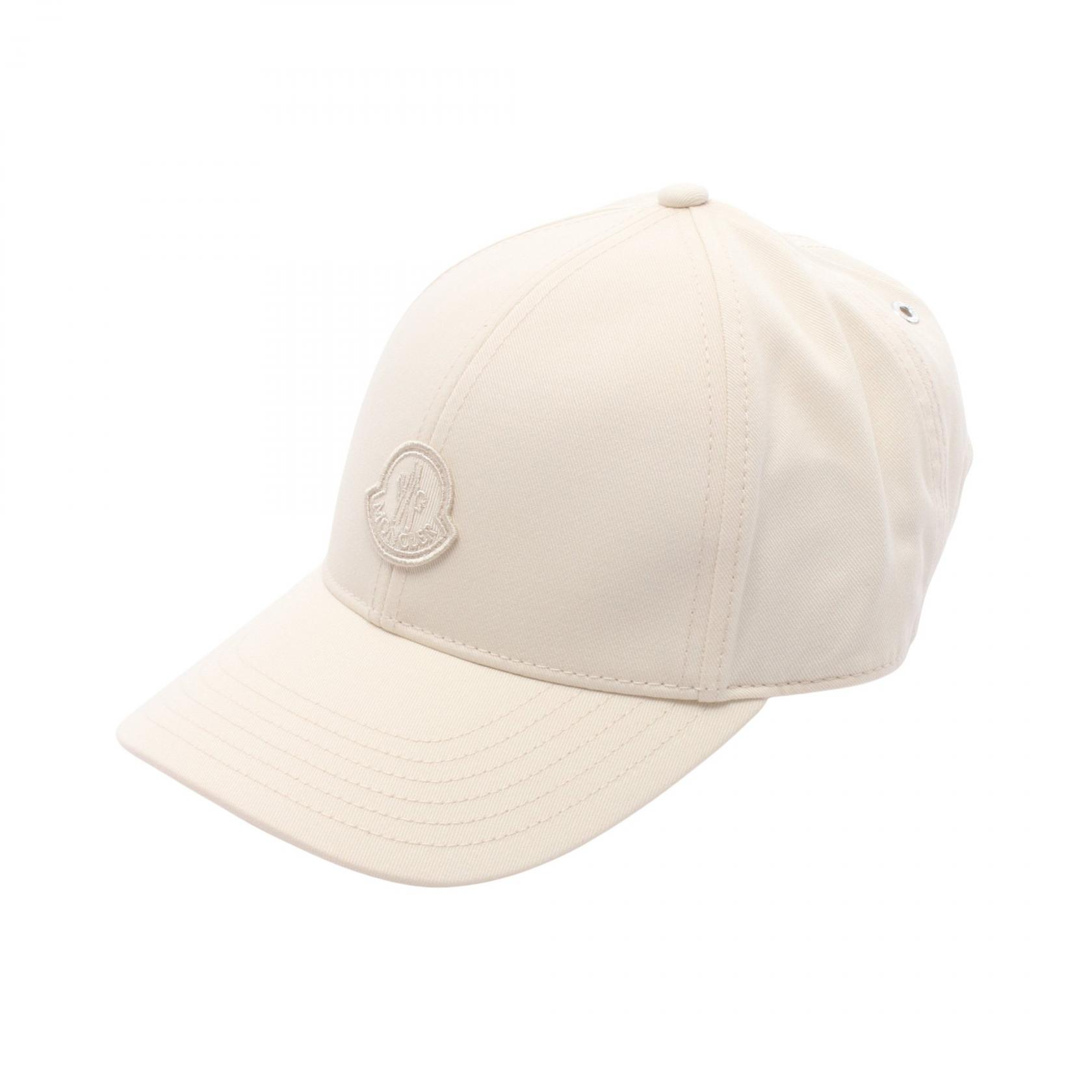 【10%OFFクーポン 7/21 10時~7/26 9:59】モンクレール MONCLER BASEBALL ベースボール キャップ 帽子 コットン アイボリー系 L10933B000380U082061 【新品】|RECLO(リクロ)店