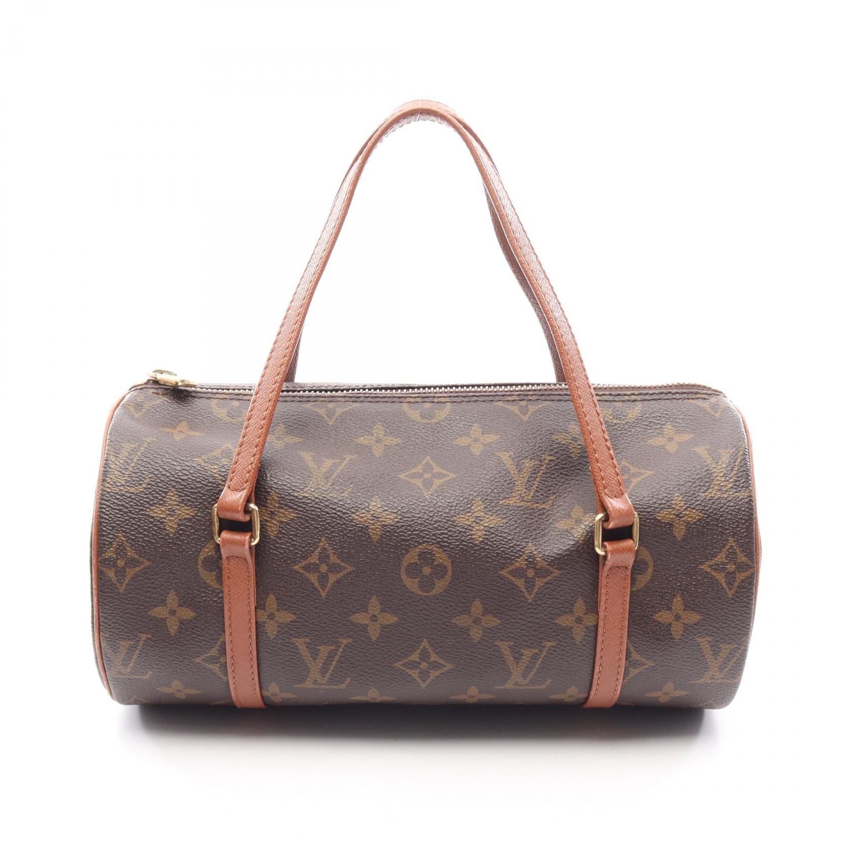 ルイ・ヴィトン LOUIS VUITTON パピヨン26 モノグラム 旧型 ハンドバッグ バッグ PVCコーティングキャンバス レザー ブラウン系 M51366 【中古】｜RECLO（リクロ）店