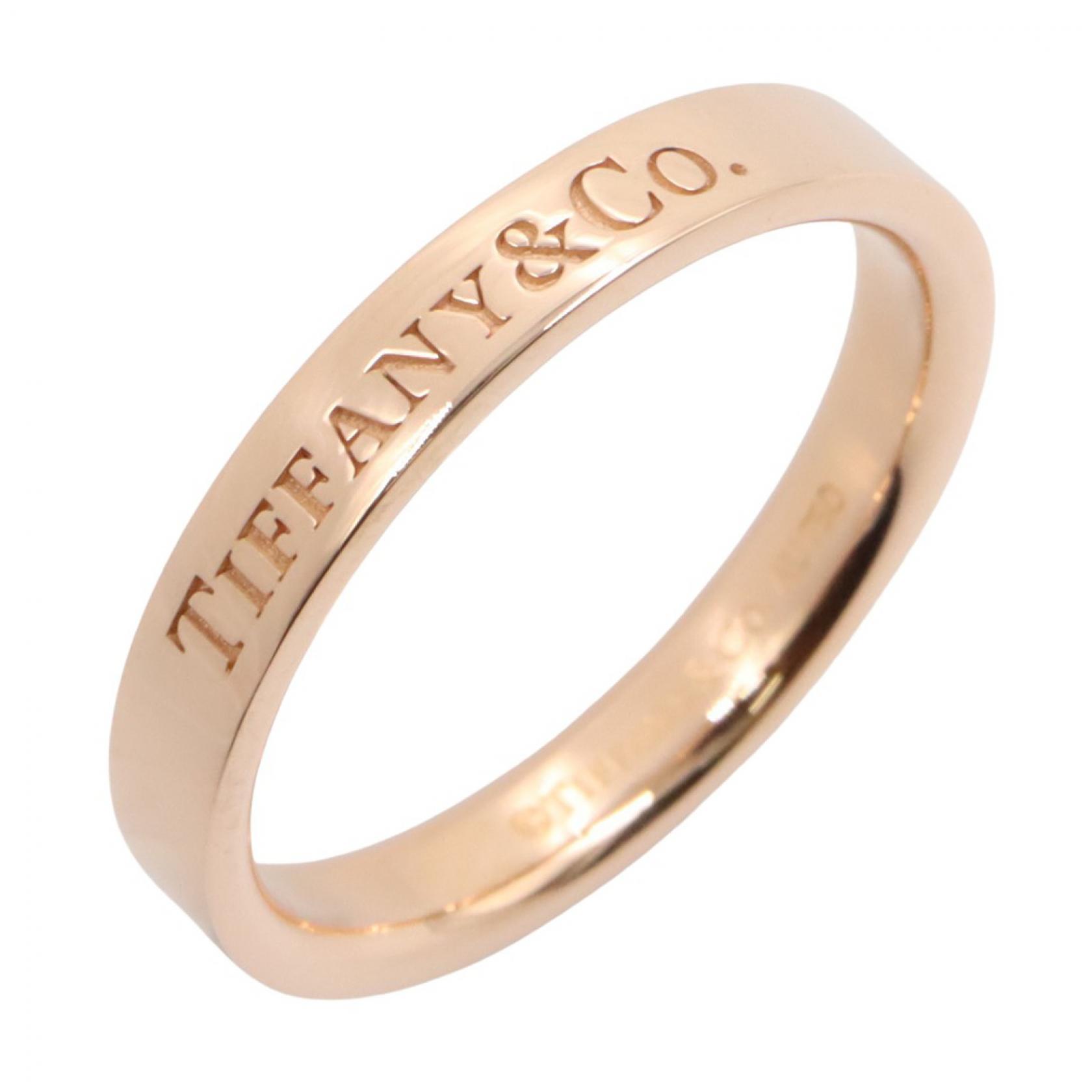 【10%OFFクーポン 7/21 10時～7/26 9:59】ティファニー TIFFANY＆CO フラット バンド リング リング・指輪 ジュエリー K18PG（ピンクゴールド） ゴールド系 【中古】｜RECLO（リクロ）店